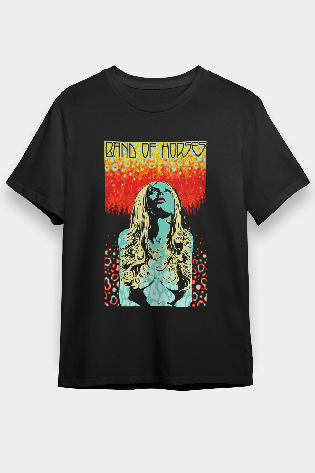 Band of Horses Siyah Unisex Tişört T-Shirt - TişörtFabrikası