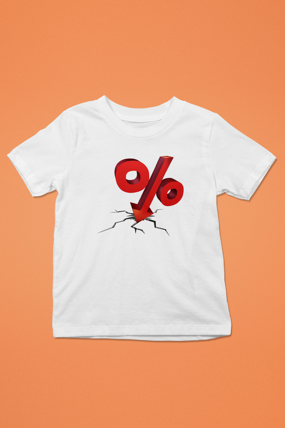 Bankacı Beyaz Unisex Çocuk Tişört