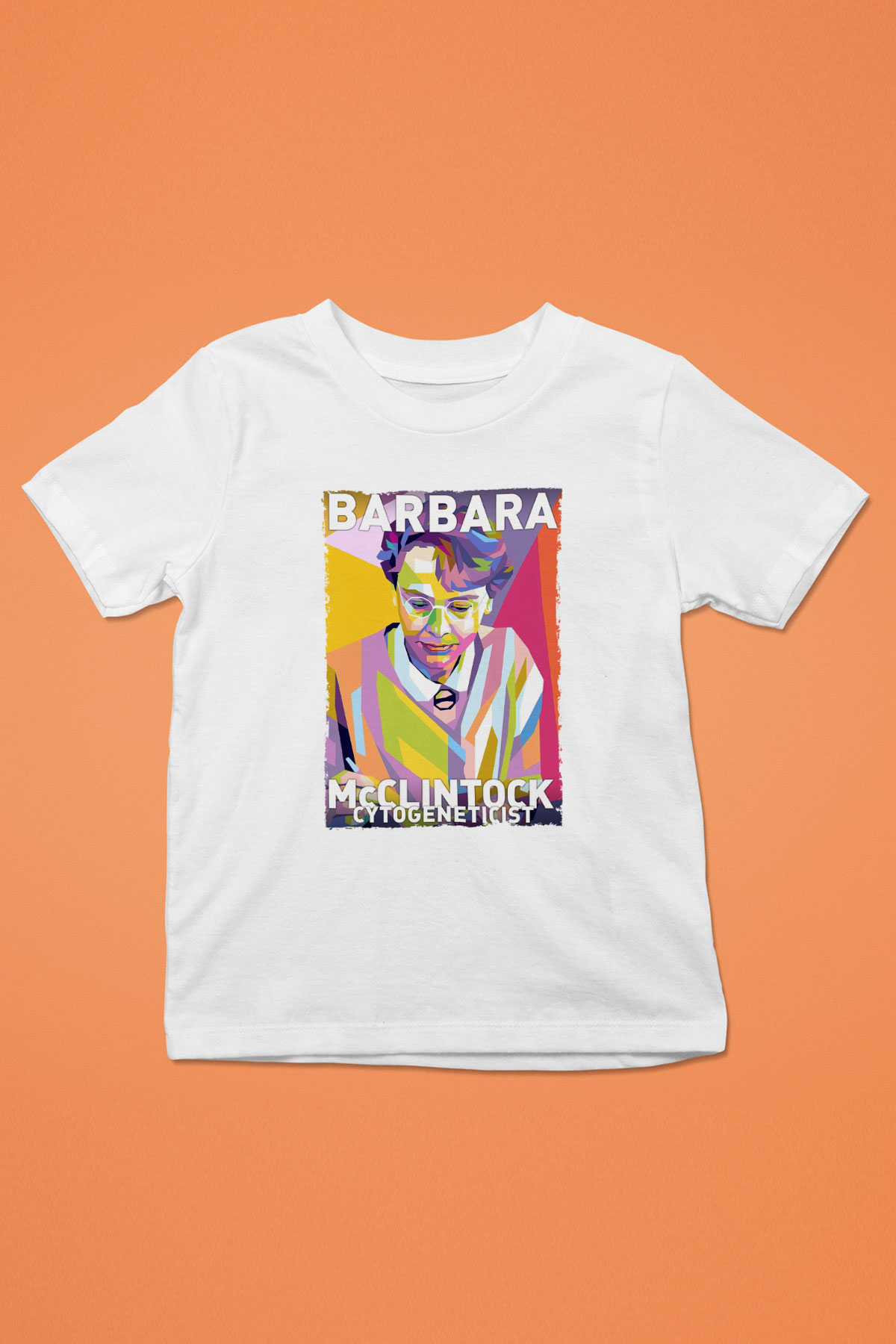 Barbara McClintock Baskılı Unisex Beyaz Çocuk Tişörtü - Tshirt