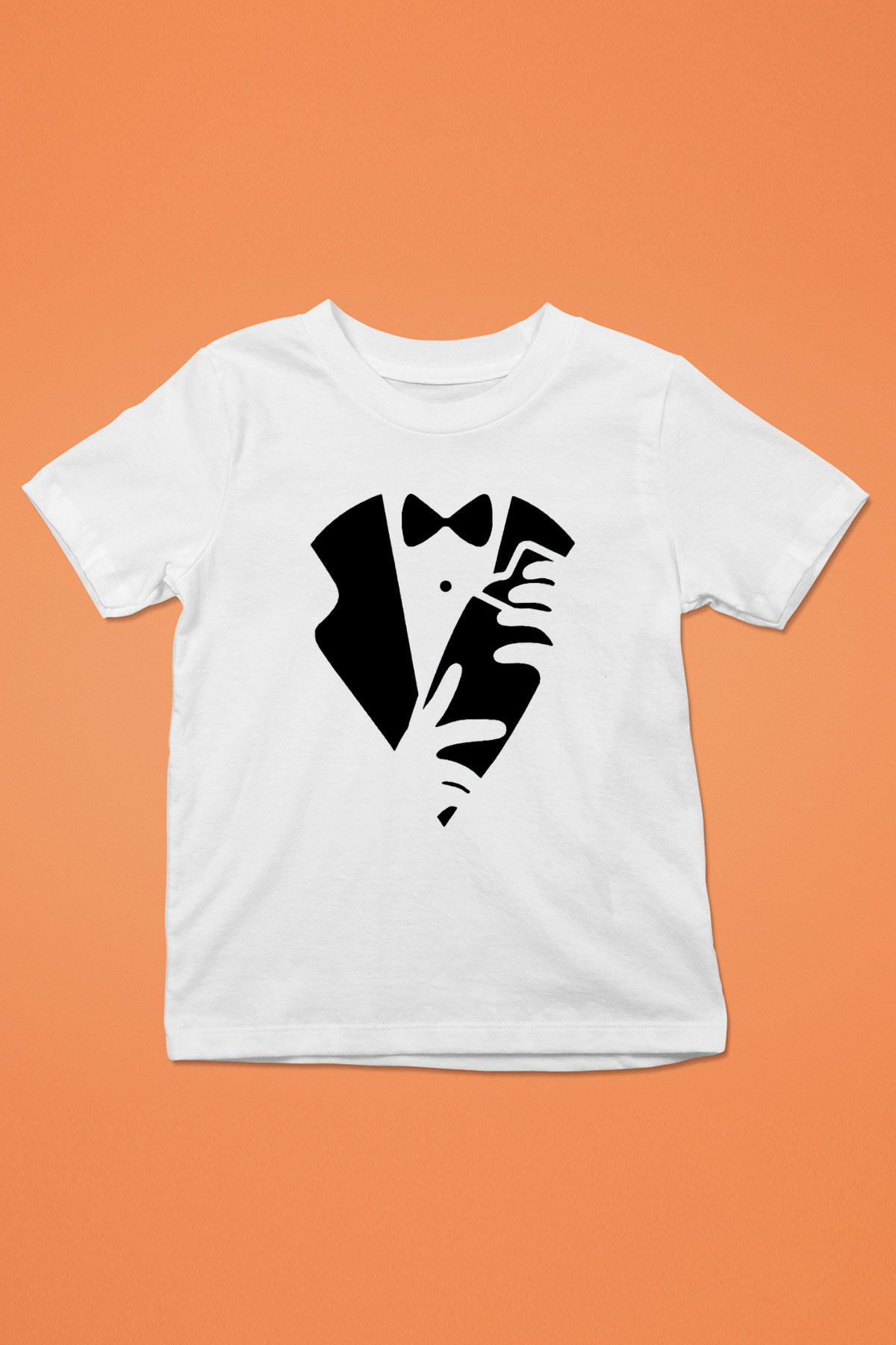Barmen Baskılı Beyaz Unisex Çocuk Tişört