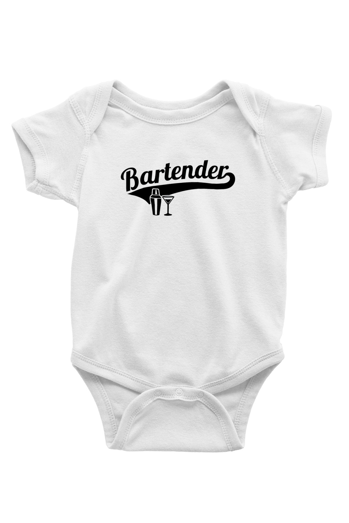 Barmen Beyaz Bebek Body - Zıbın