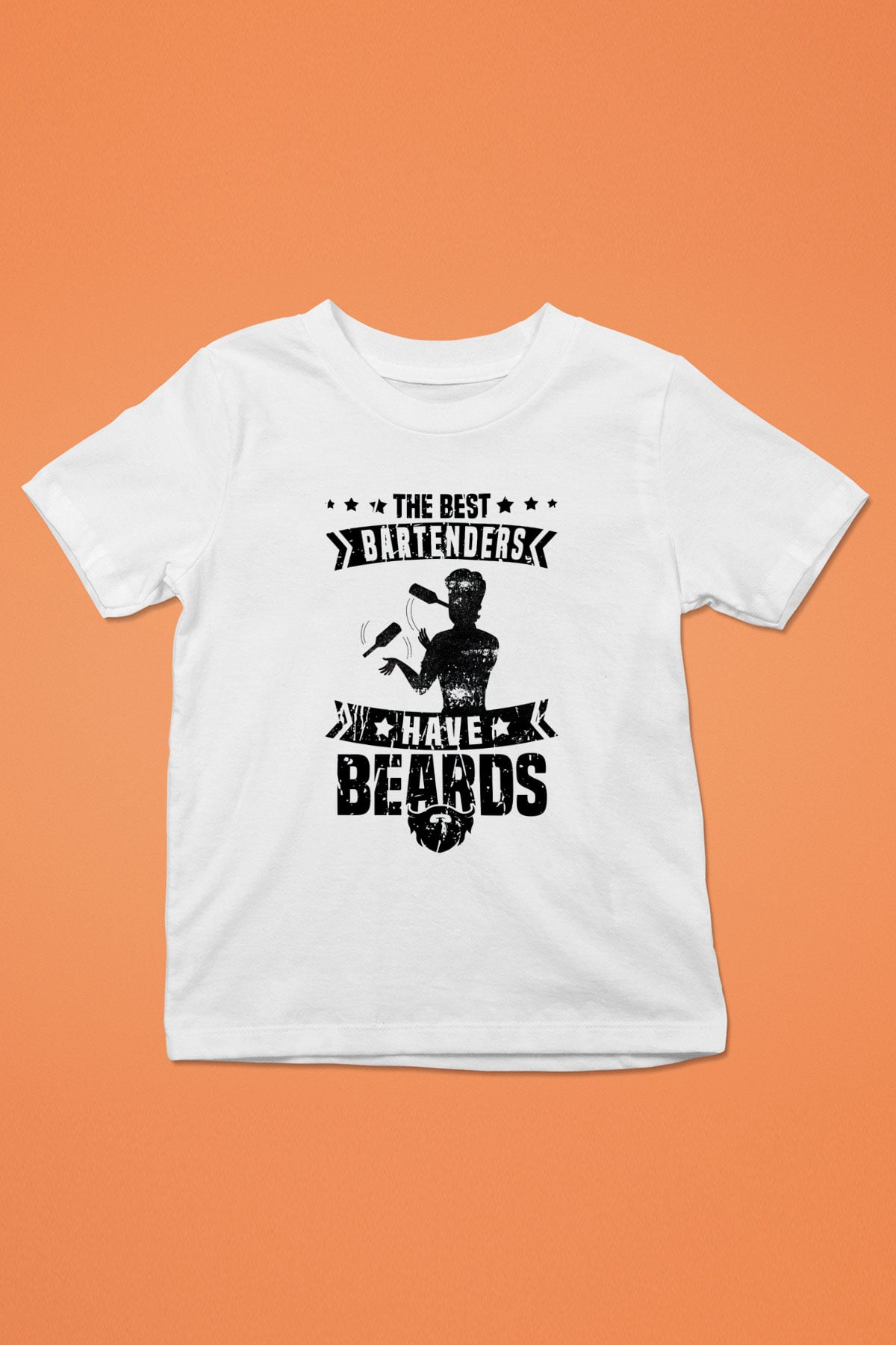 Barmen Beyaz Unisex Çocuk Tişört
