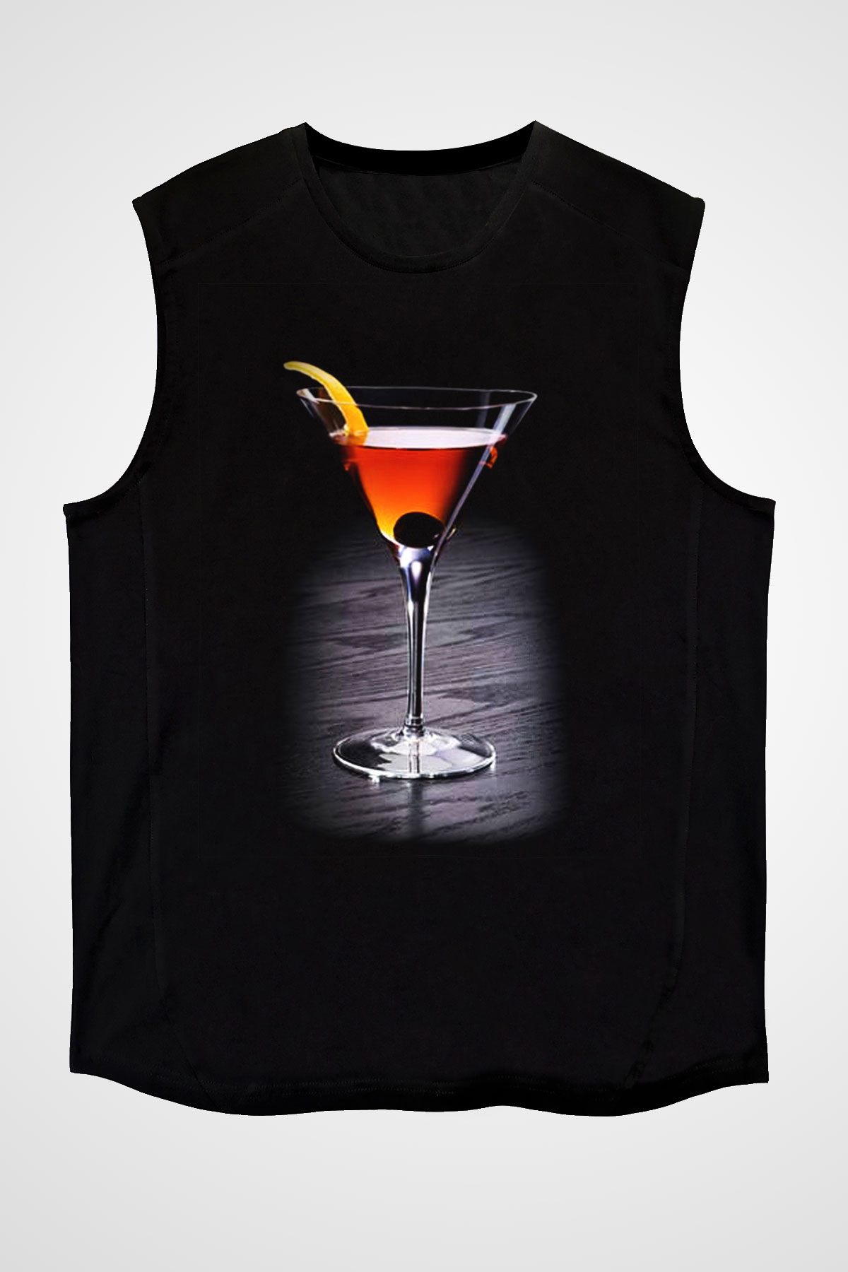 Barmen Siyah Unisex Kolsuz Tişört