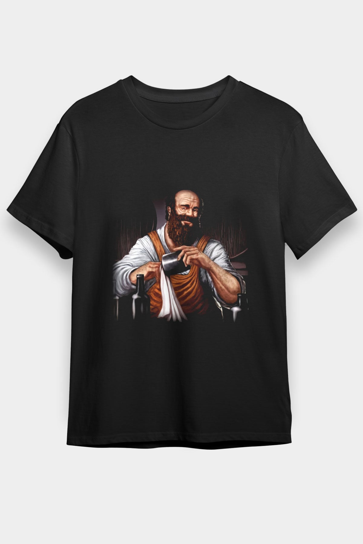 Barmen Siyah Unisex Tişört T-Shirt - TişörtFabrikası