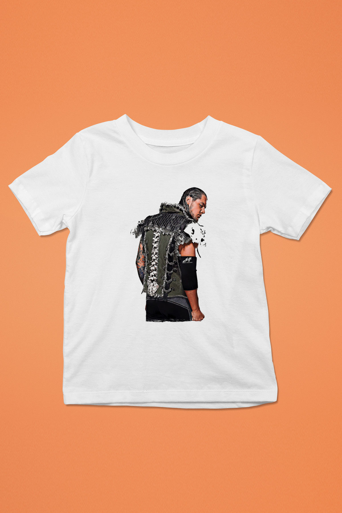 Baron Corbin Baskılı Beyaz Unisex Beyaz Çocuk Tişört - Tshirt