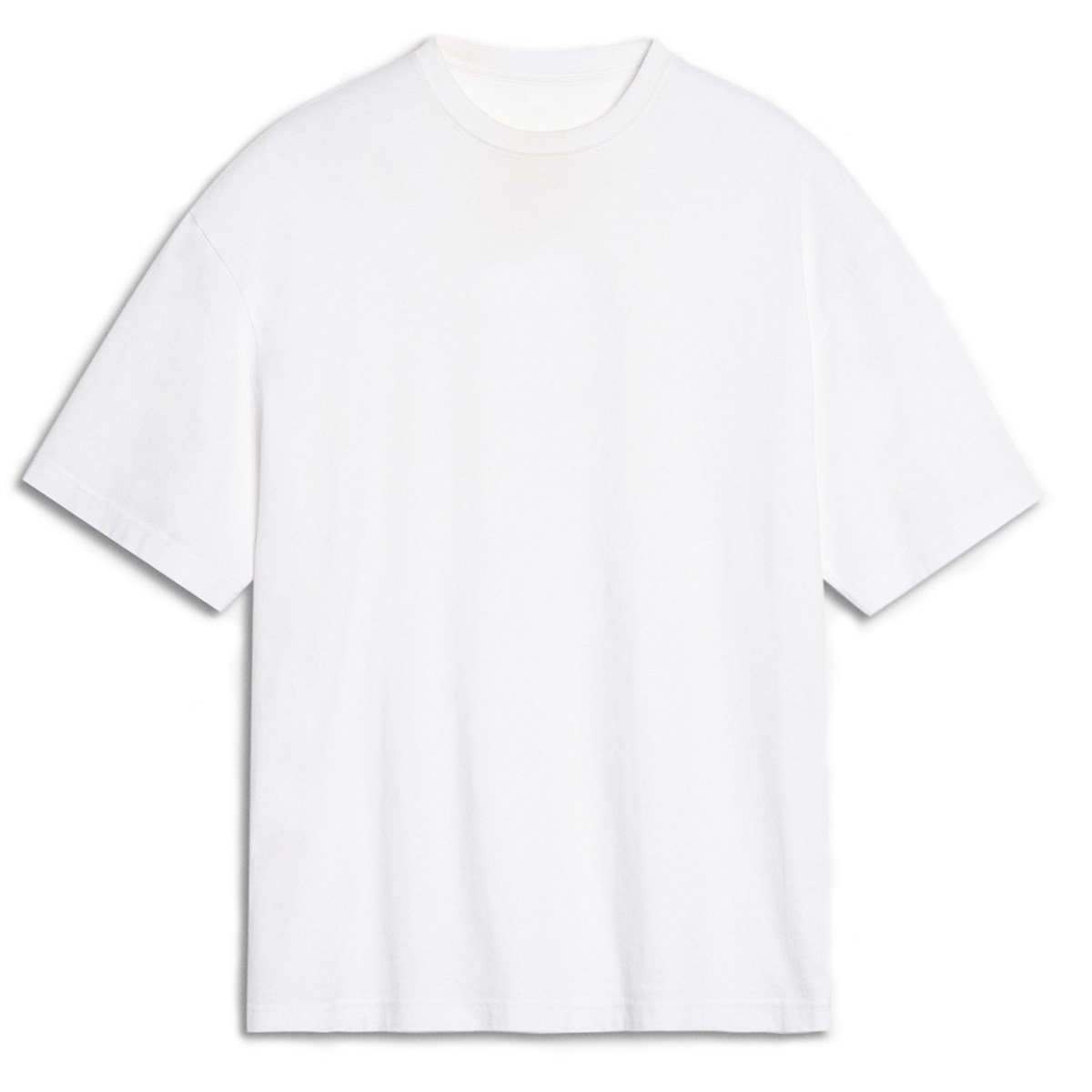 Basic Oversize Beyaz Unisex Tişört - T-Shirt | TisortFabrikasi