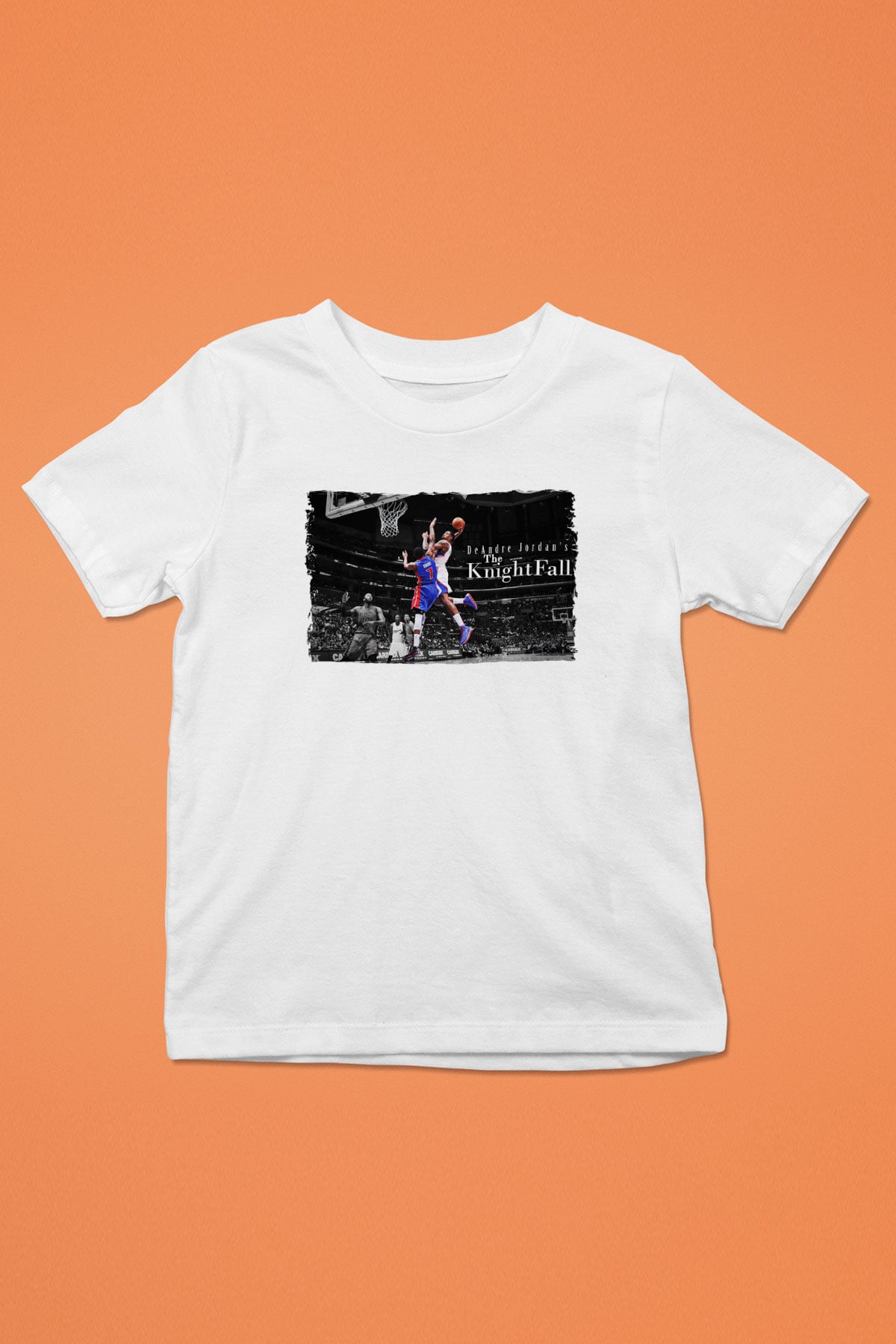 Basketbol Beyaz Unisex Çocuk Tişört