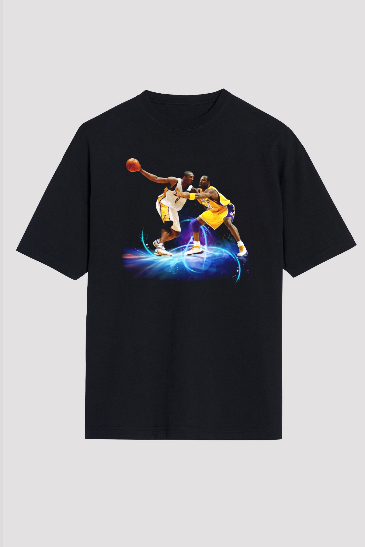 Basketbol Siyah Unisex Oversize Tişört T-Shirt