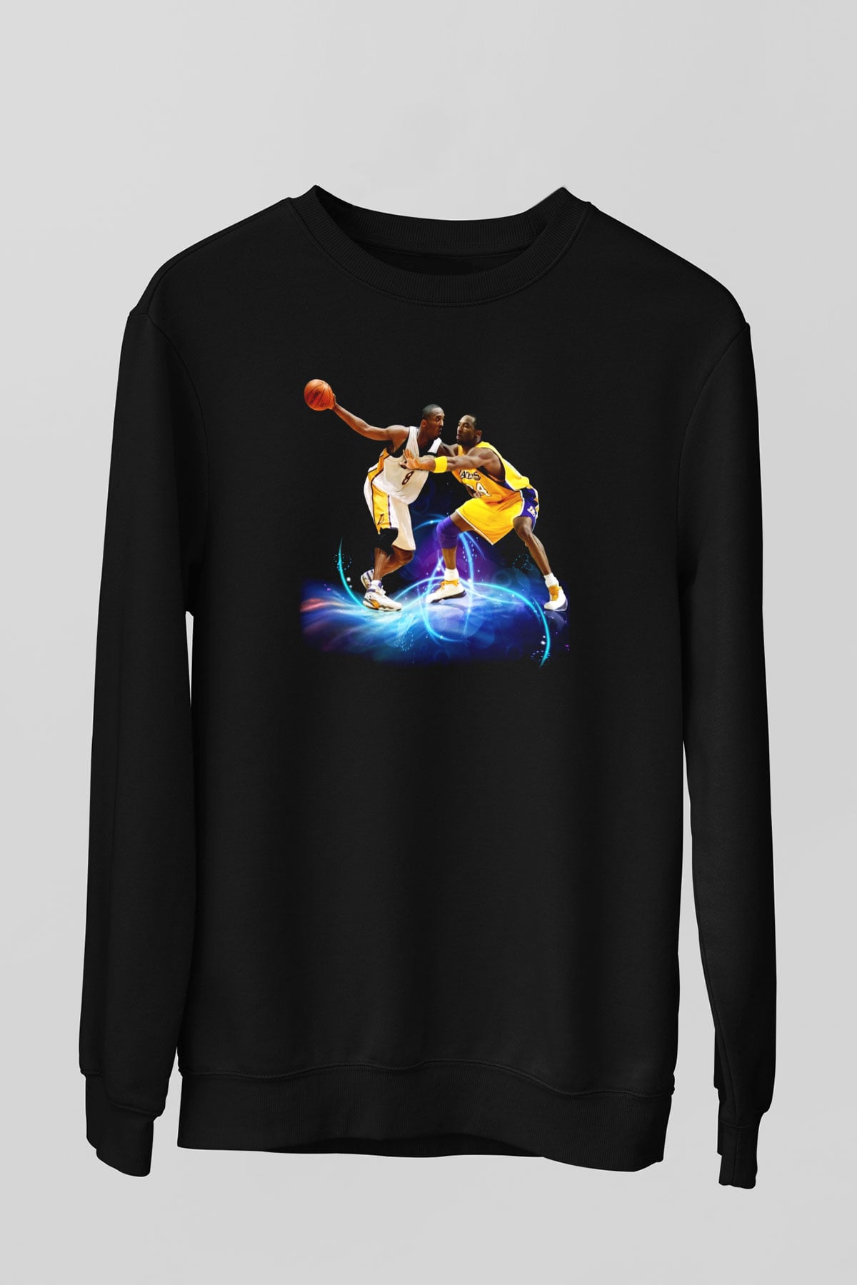 Basketbol Siyah Unisex Sweatshirt