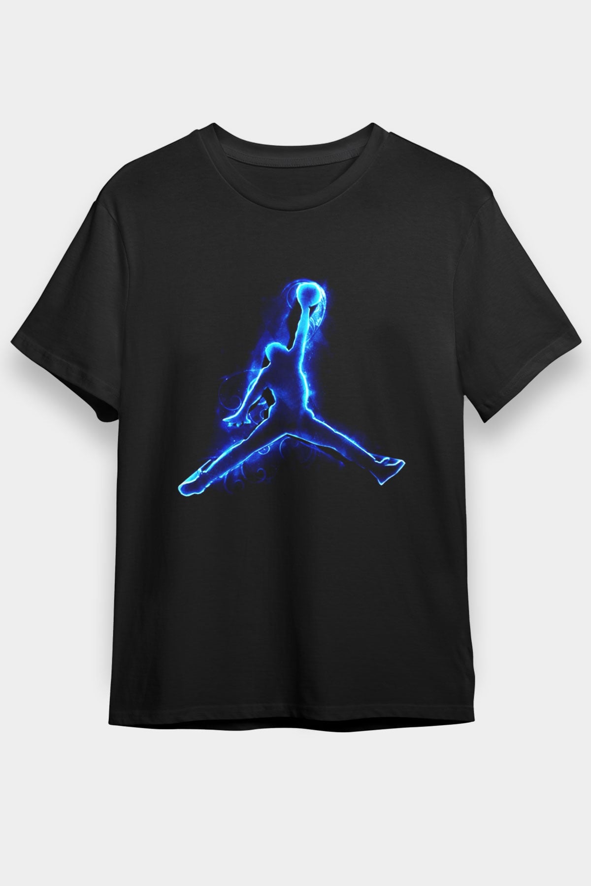 Basketbol Siyah Unisex Tişört T-Shirt - TişörtFabrikası