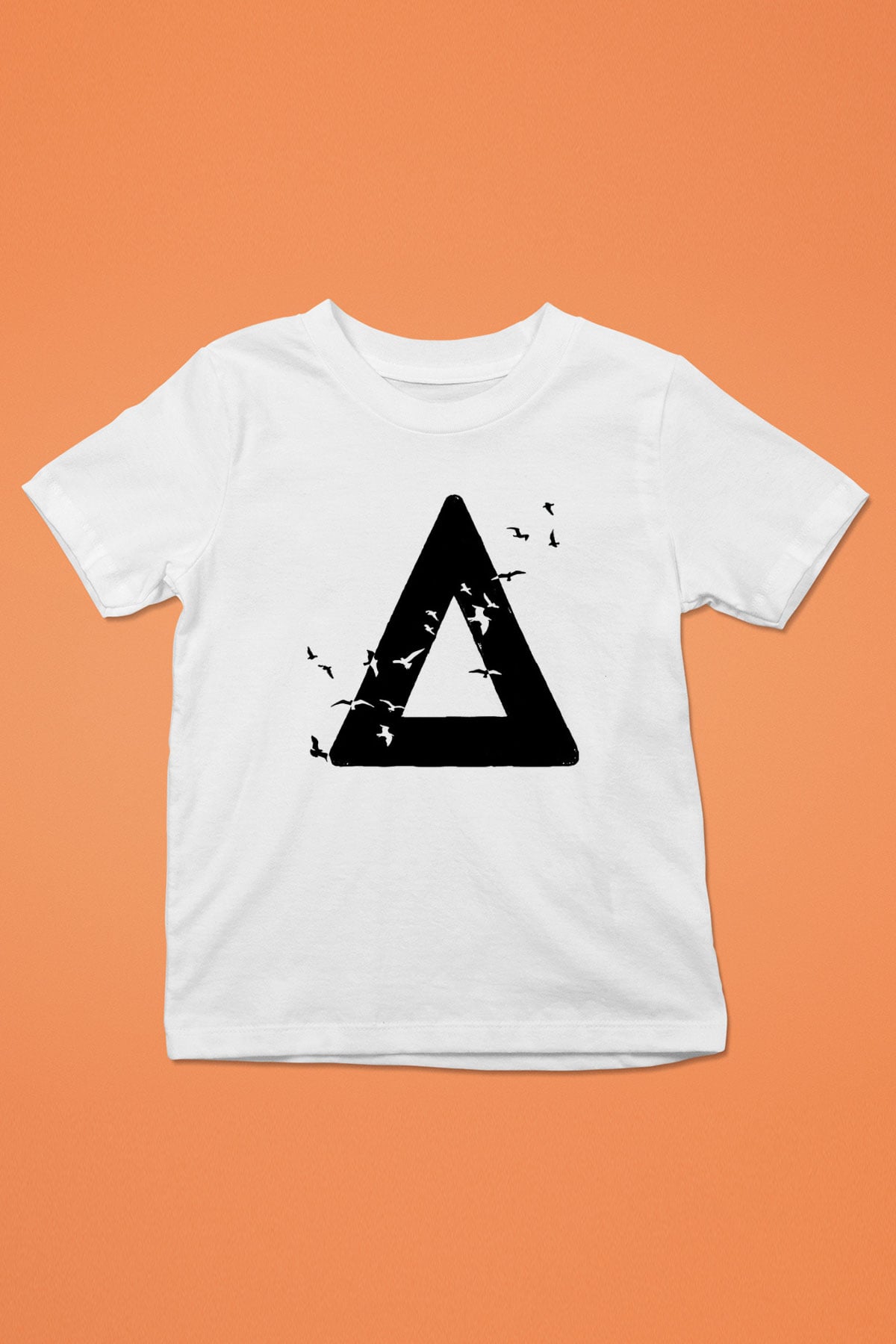 Bastille Baskılı Beyaz Unisex Çocuk Tişört