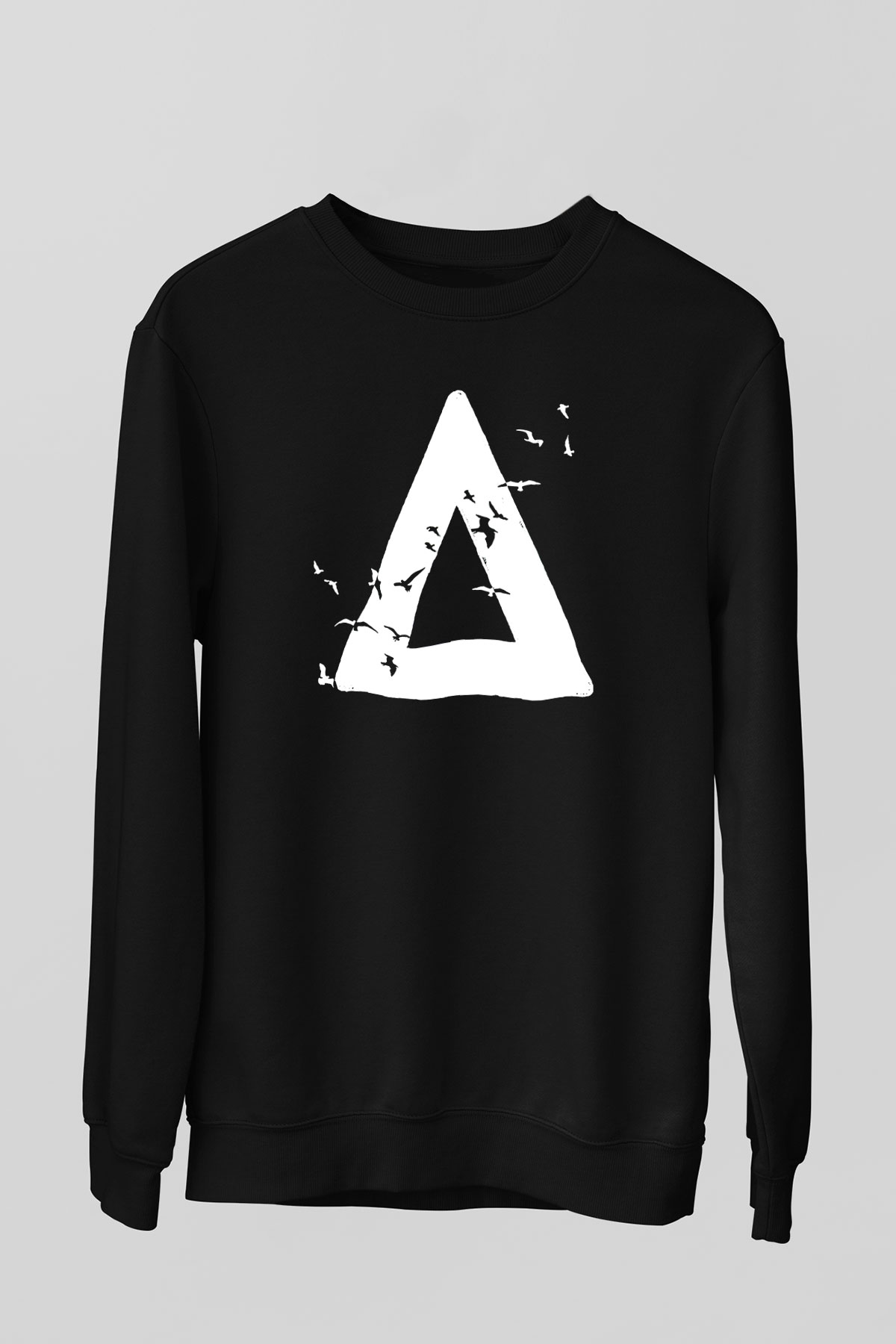 Bastille Siyah Unisex Sweatshirt