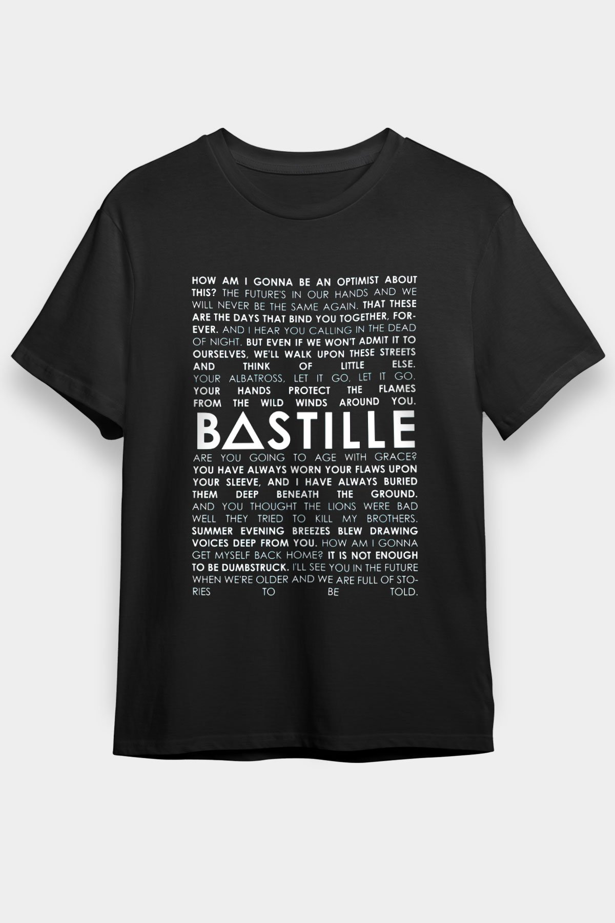 Bastille Black Unisex Tee - STREETWEAR