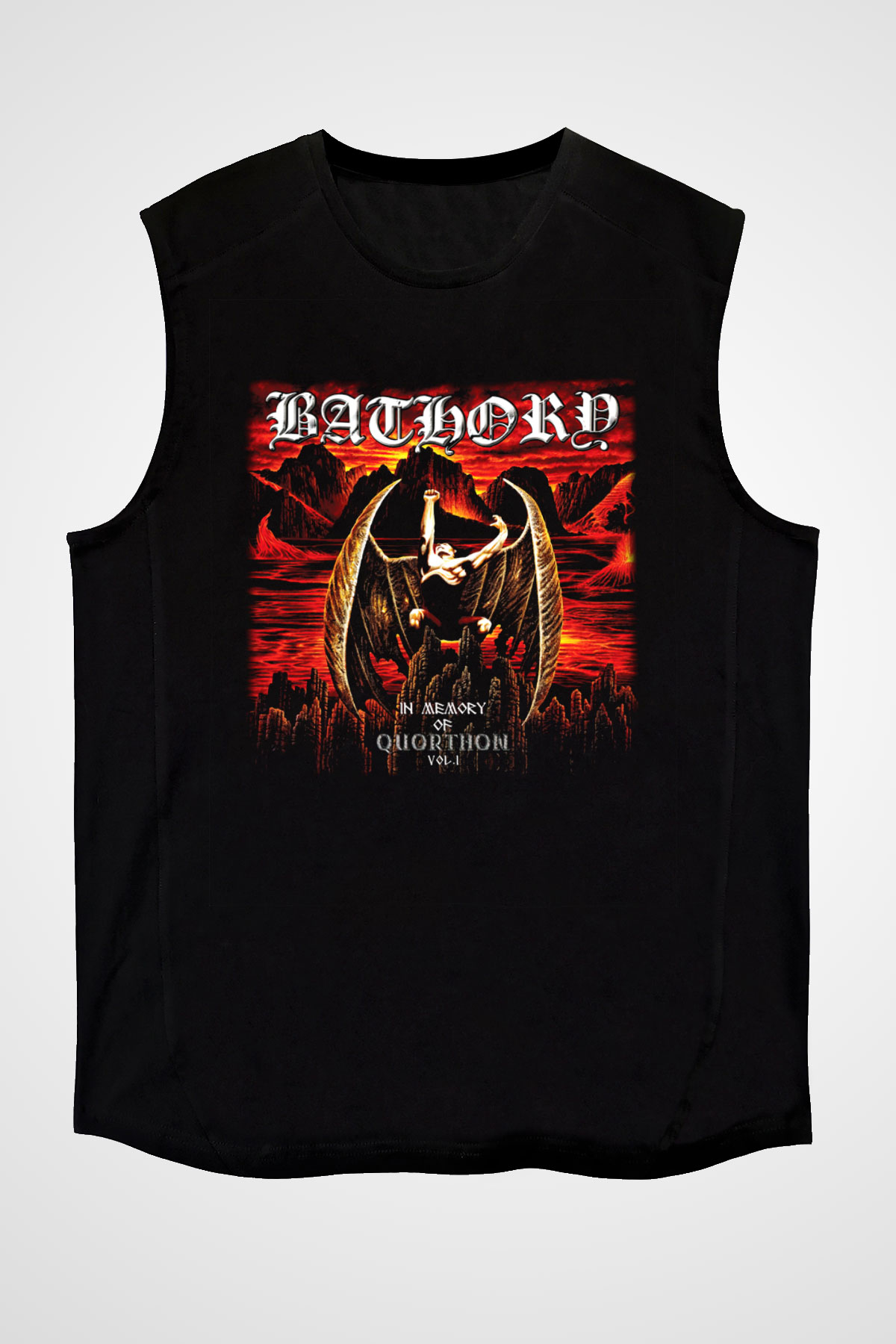 Bathory Siyah Unisex Kolsuz Tişört