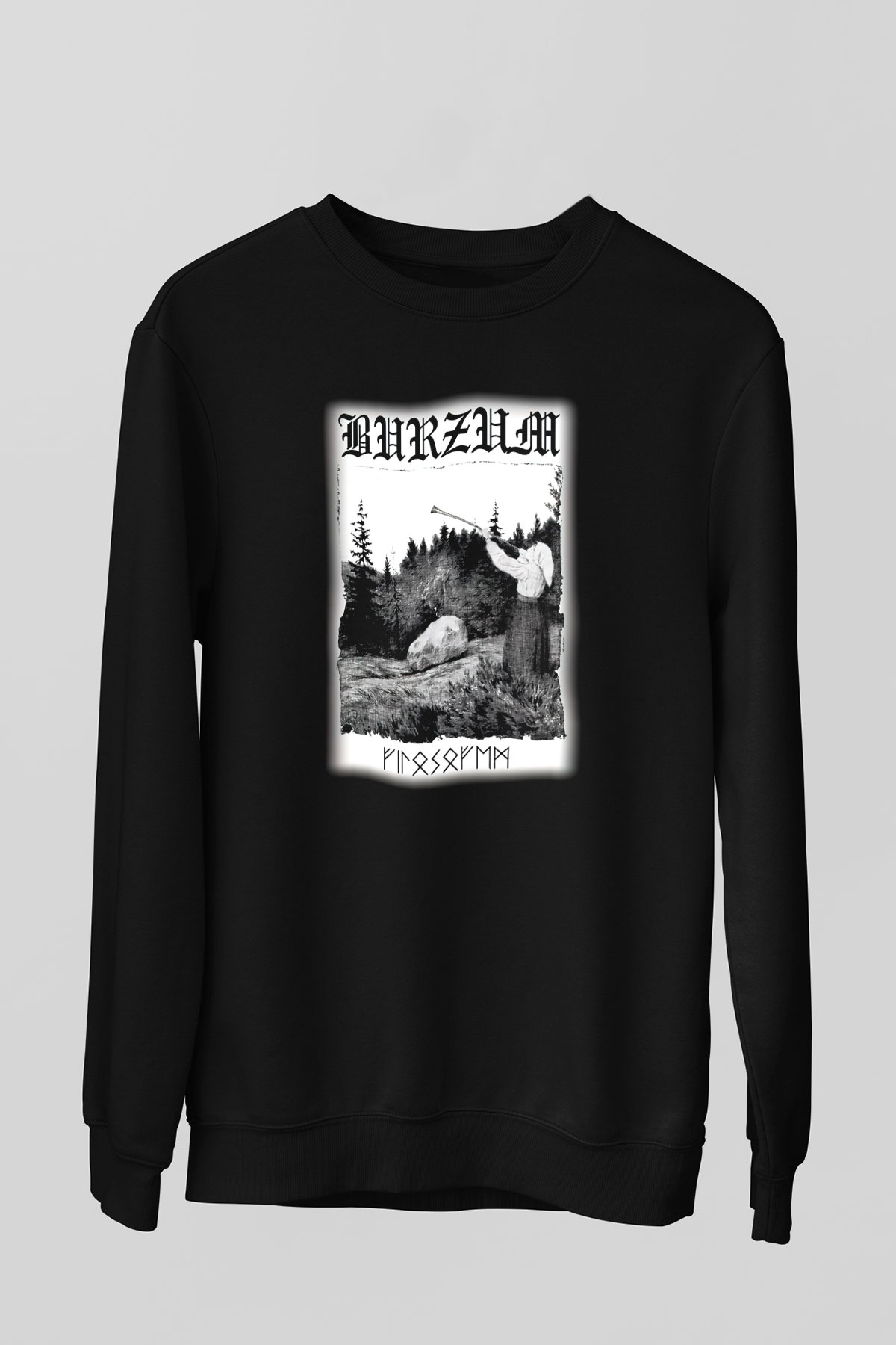 Bathory Siyah Unisex Sweatshirt