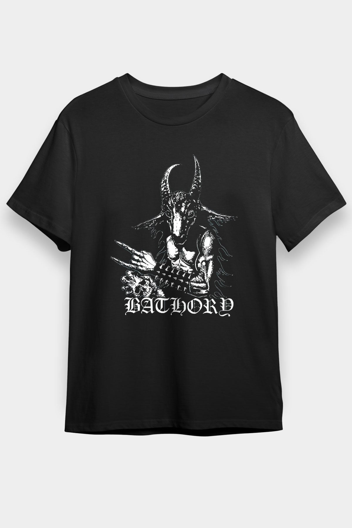 Bathory Siyah Unisex Tişört T-Shirt - TişörtFabrikası