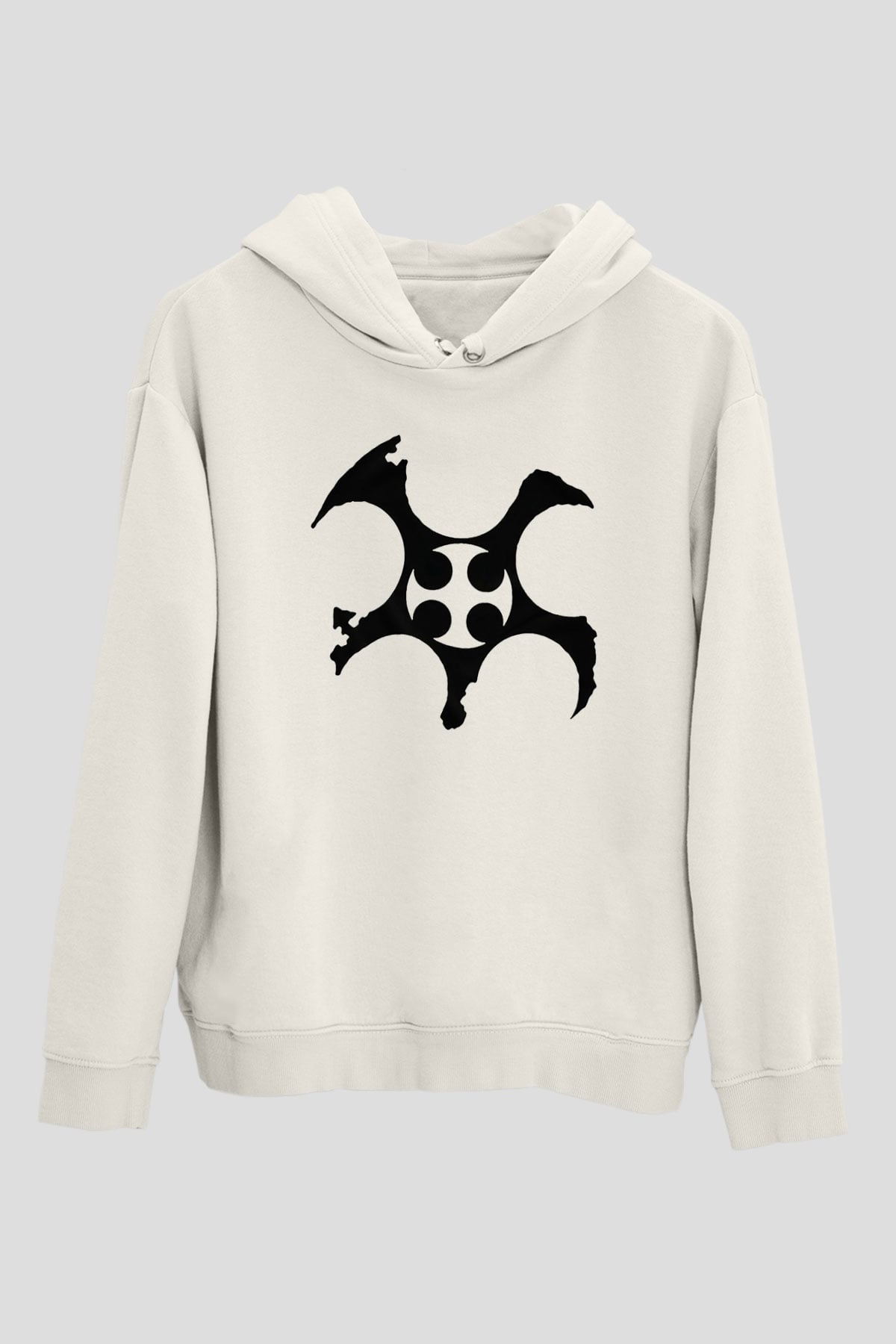 Battlecross Beyaz Unisex Kapüşonlu Sweatshirt