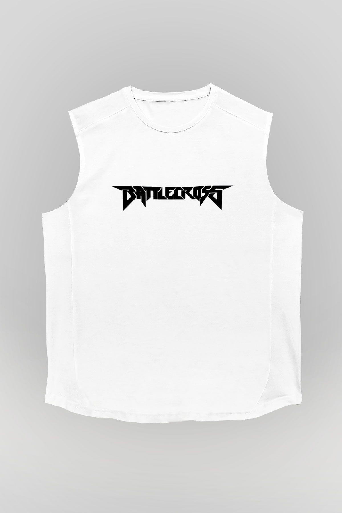 Battlecross Beyaz Unisex Kolsuz Tişört