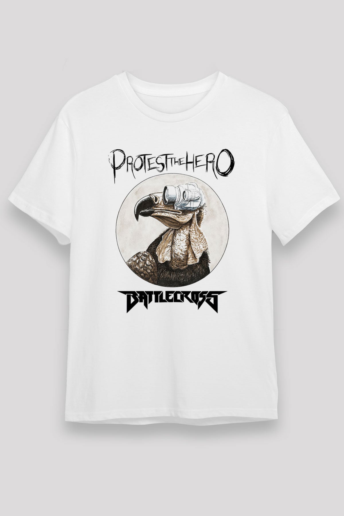 Battlecross Beyaz Unisex Tişört T-Shirt - TişörtFabrikası