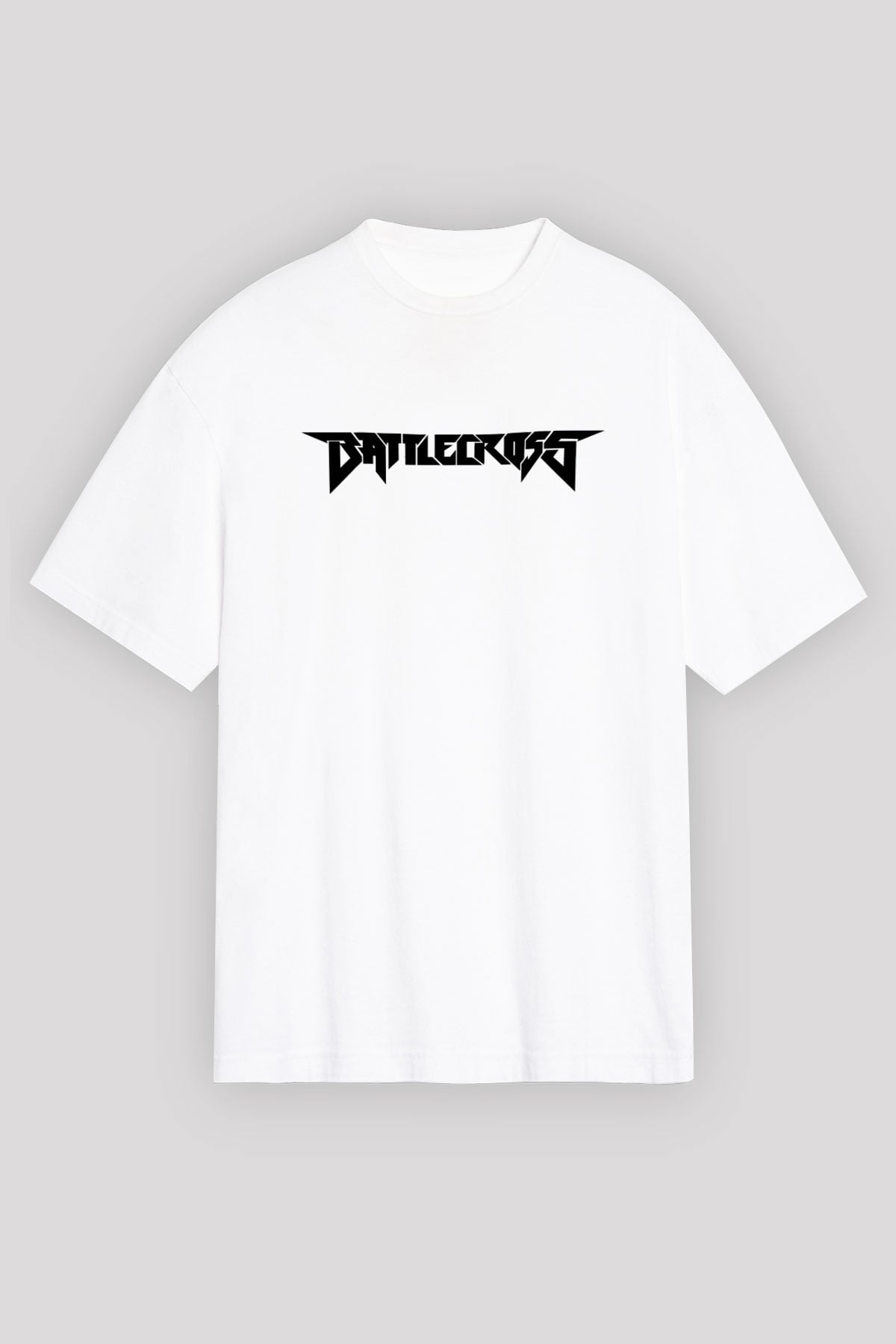 Battlecross Beyaz Unisex Tişört T-Shirt - TişörtFabrikası