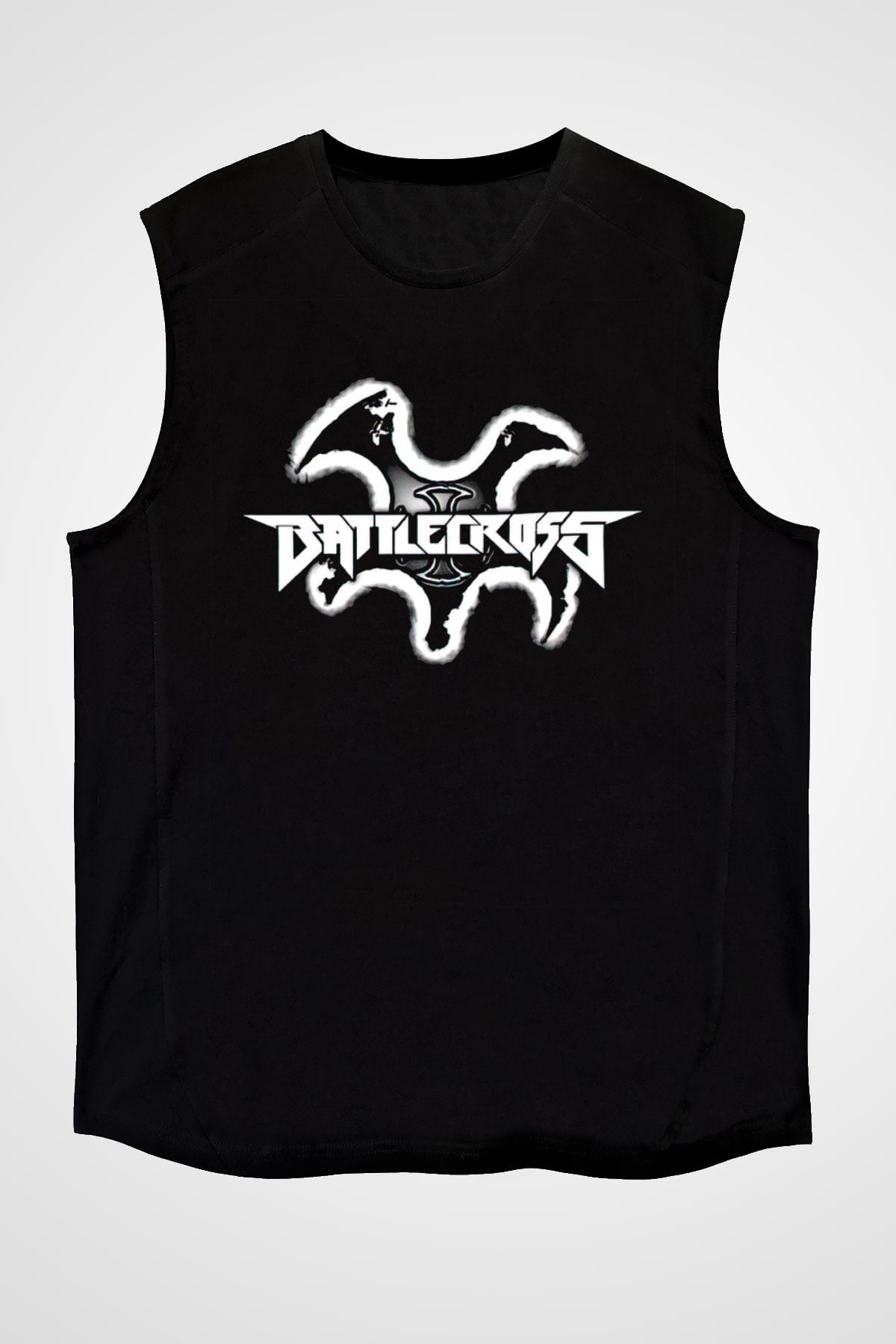 Battlecross Siyah Unisex Kolsuz Tişört