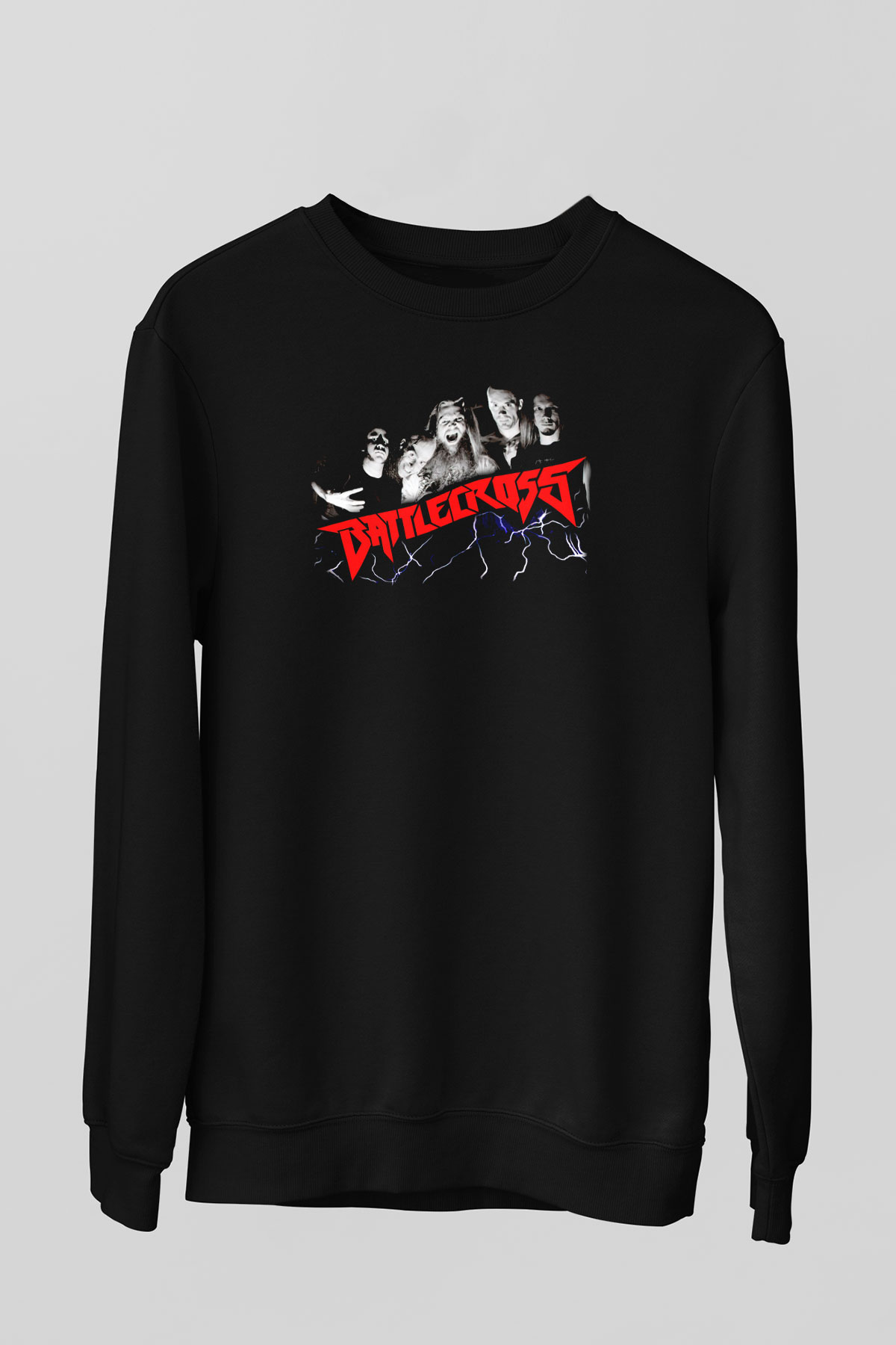 Battlecross Siyah Unisex Sweatshirt