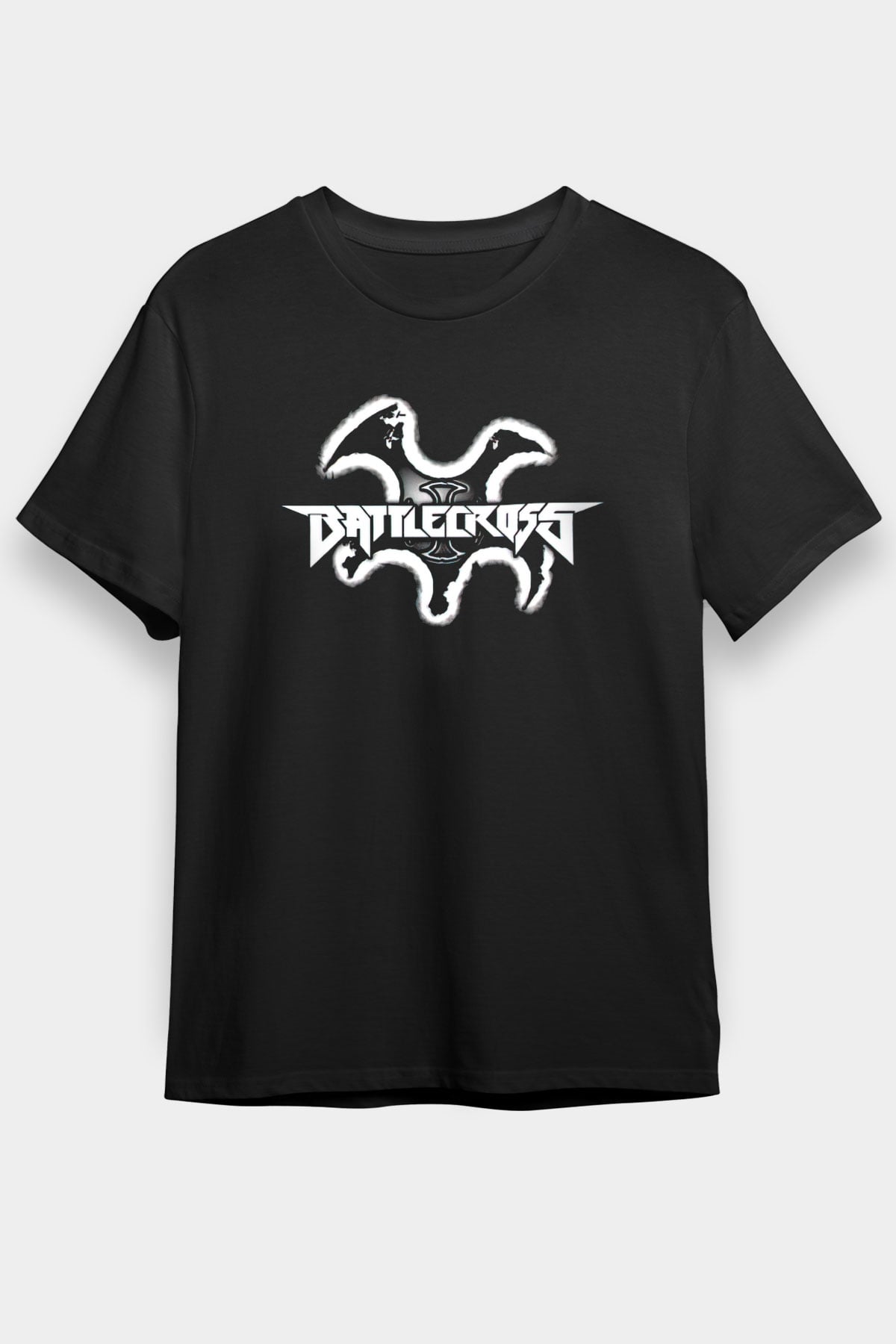 Battlecross Siyah Unisex Tişört T-Shirt - TişörtFabrikası