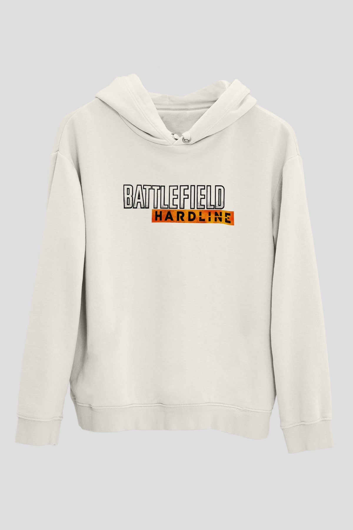Battlefield Beyaz Unisex Kapşonlu Sweatshirt