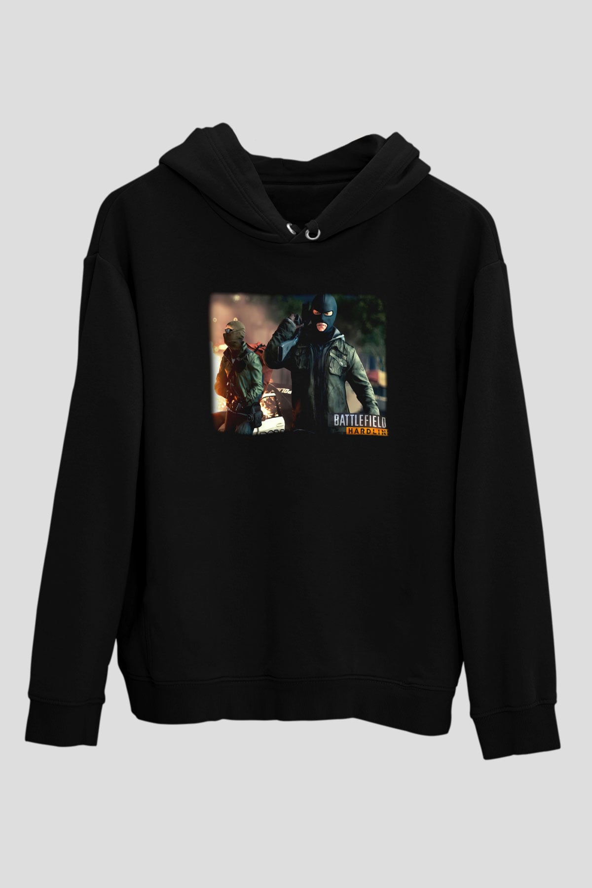 Battlefield Siyah Unisex Hoodie