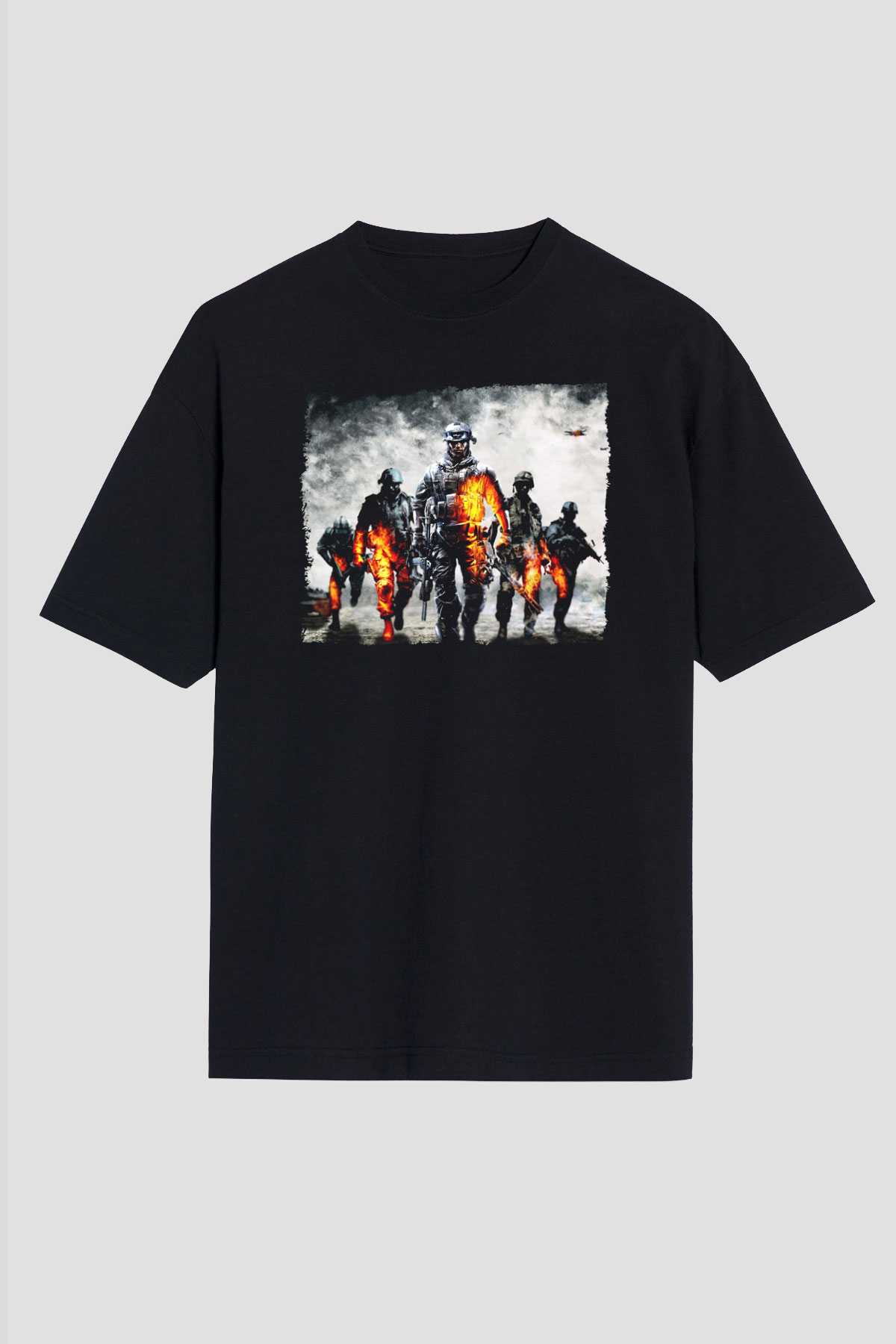 Battlefield Siyah Unisex Tişört T-Shirt