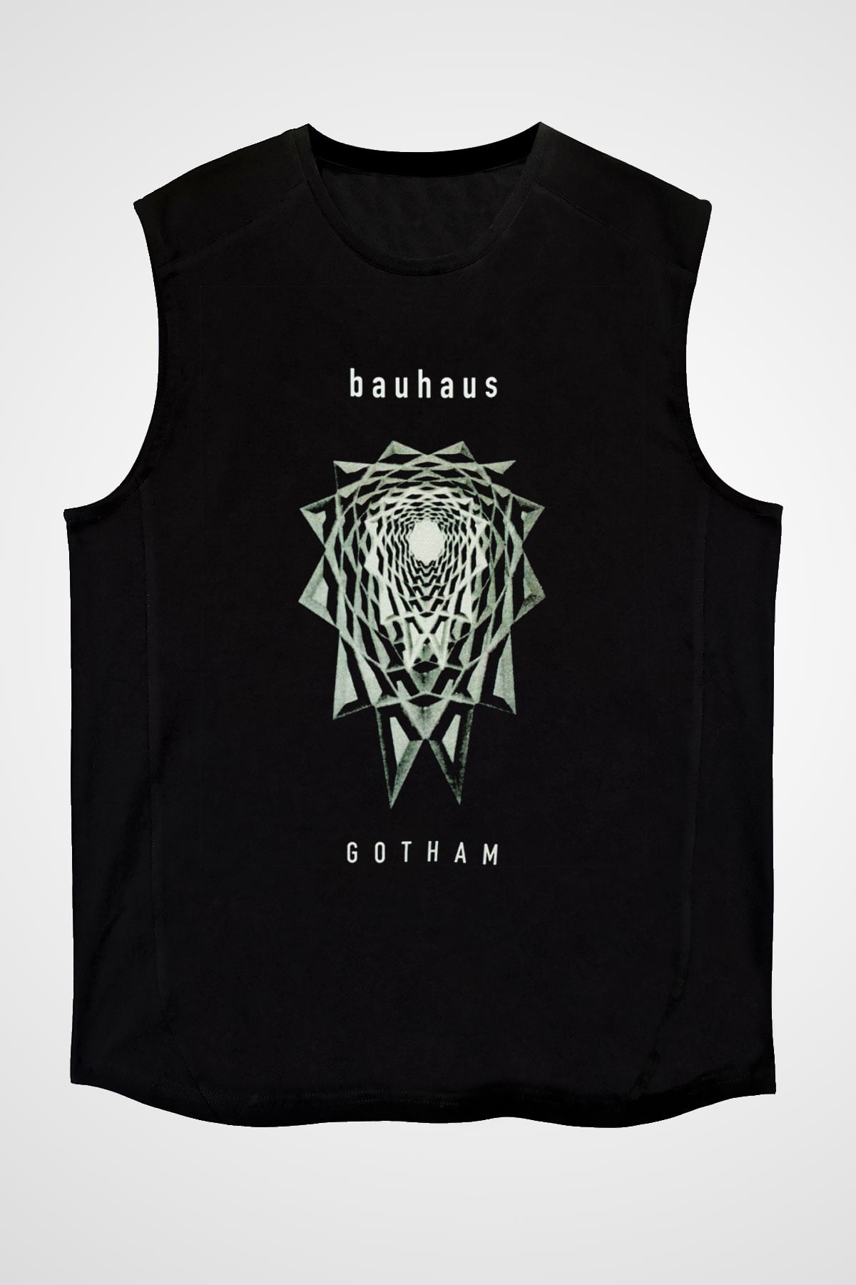 Bauhaus Siyah Unisex Kolsuz Tişört