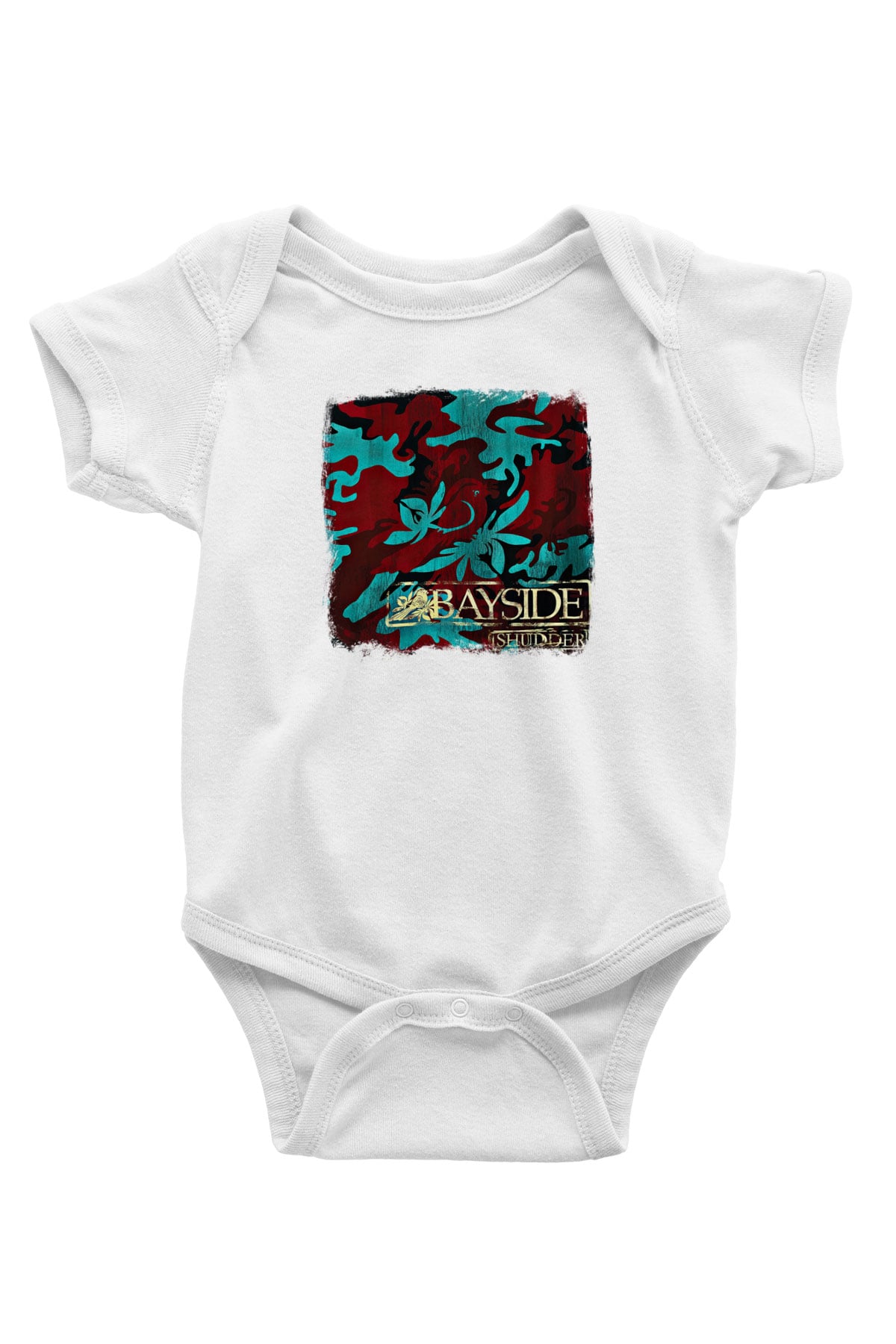 Bayside Baskılı Unisex Beyaz Bebek Body - Zıbın