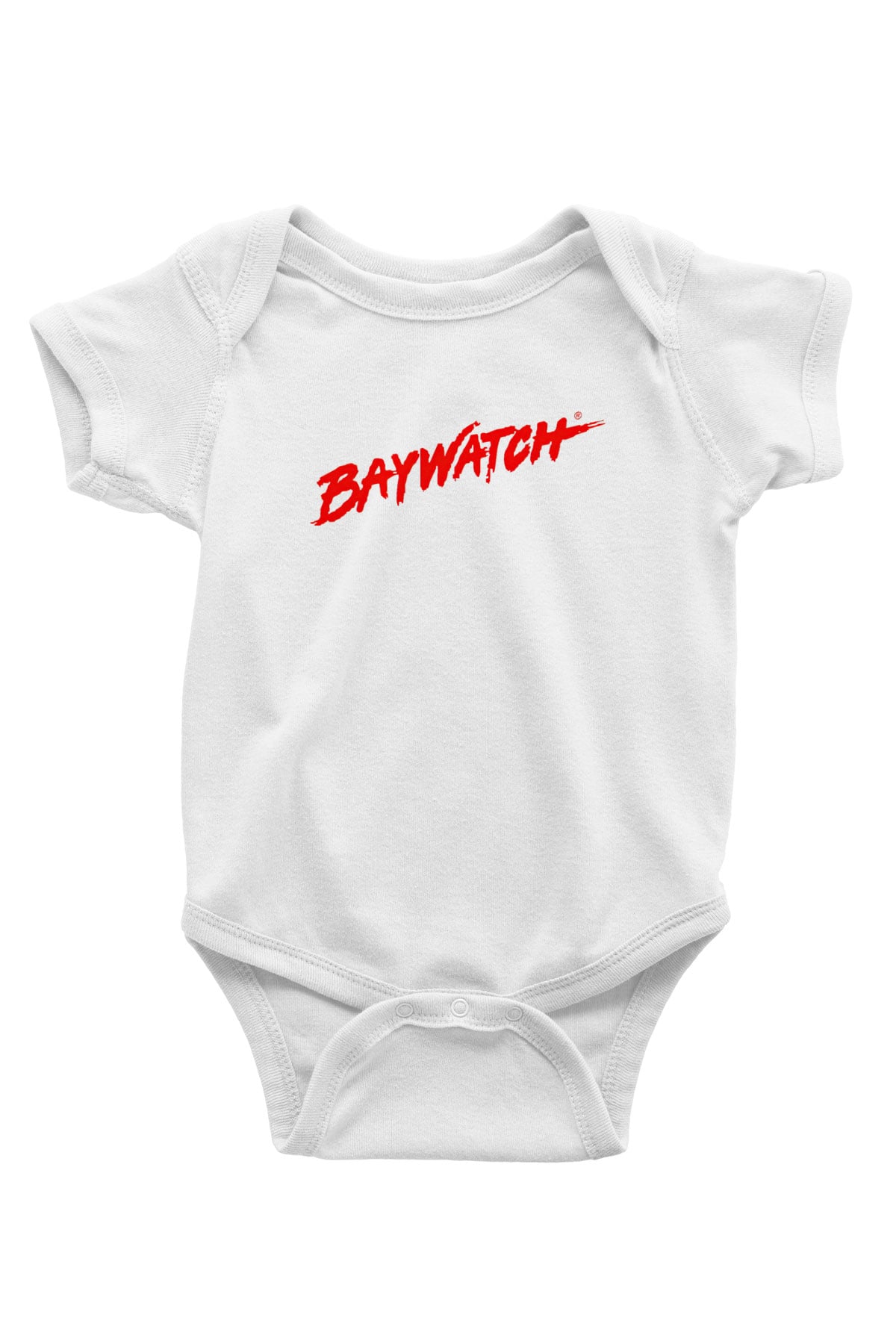Baywatch Beyaz Bebek Body - Zıbın