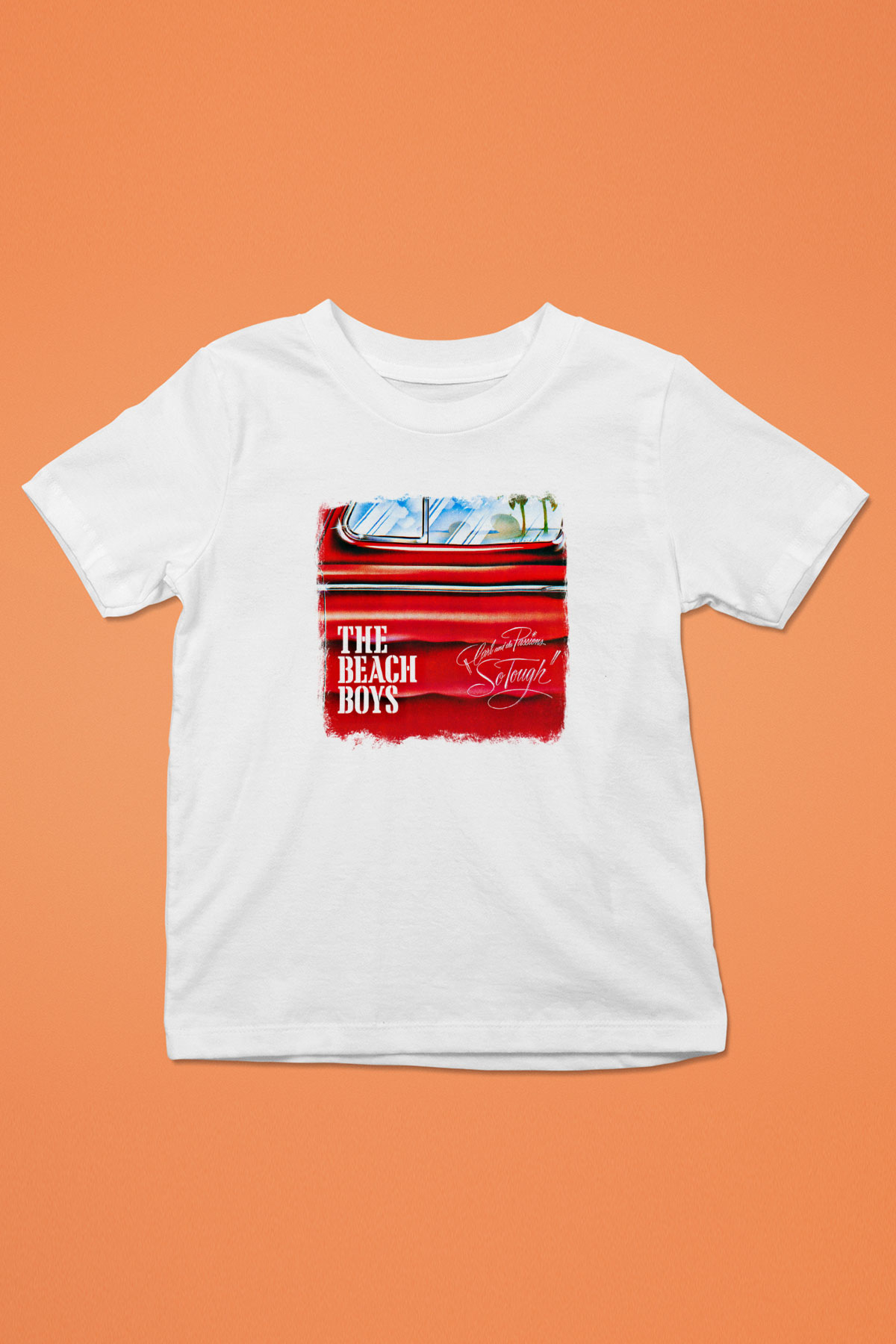 Beach Boys Baskılı Unisex Beyaz Çocuk Tişört