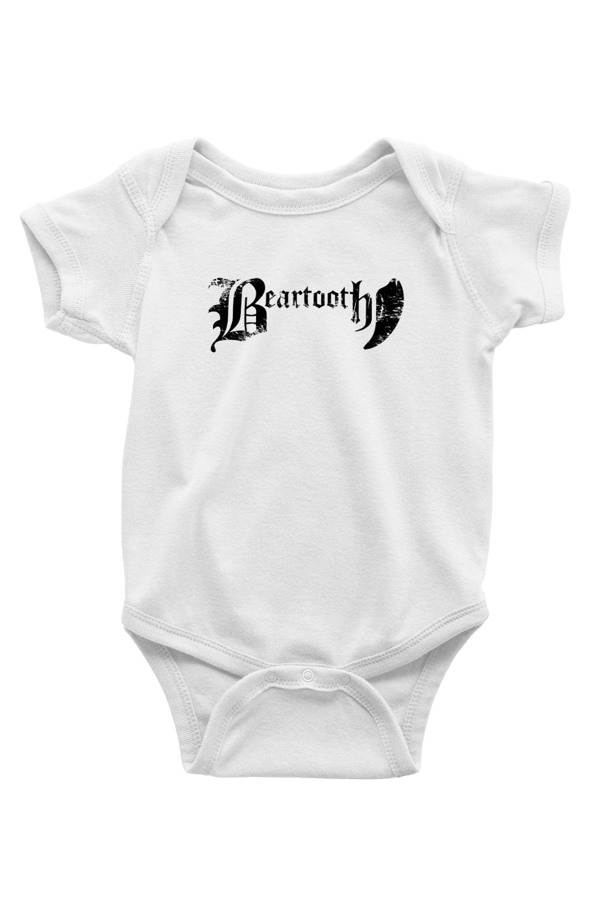 Beartooth Baskılı Beyaz Unisex Bebek Body - Zıbın