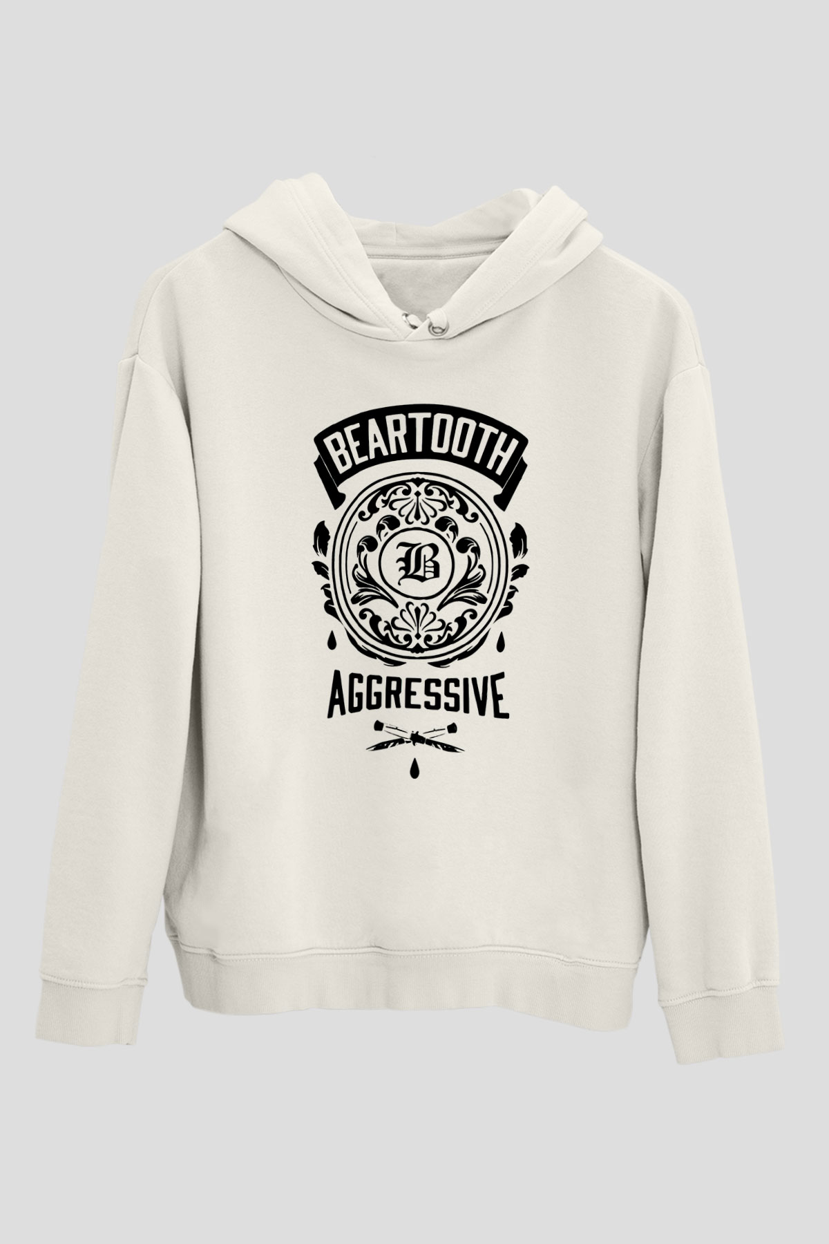 Beartooth Beyaz Unisex Kapşonlu Sweatshirt