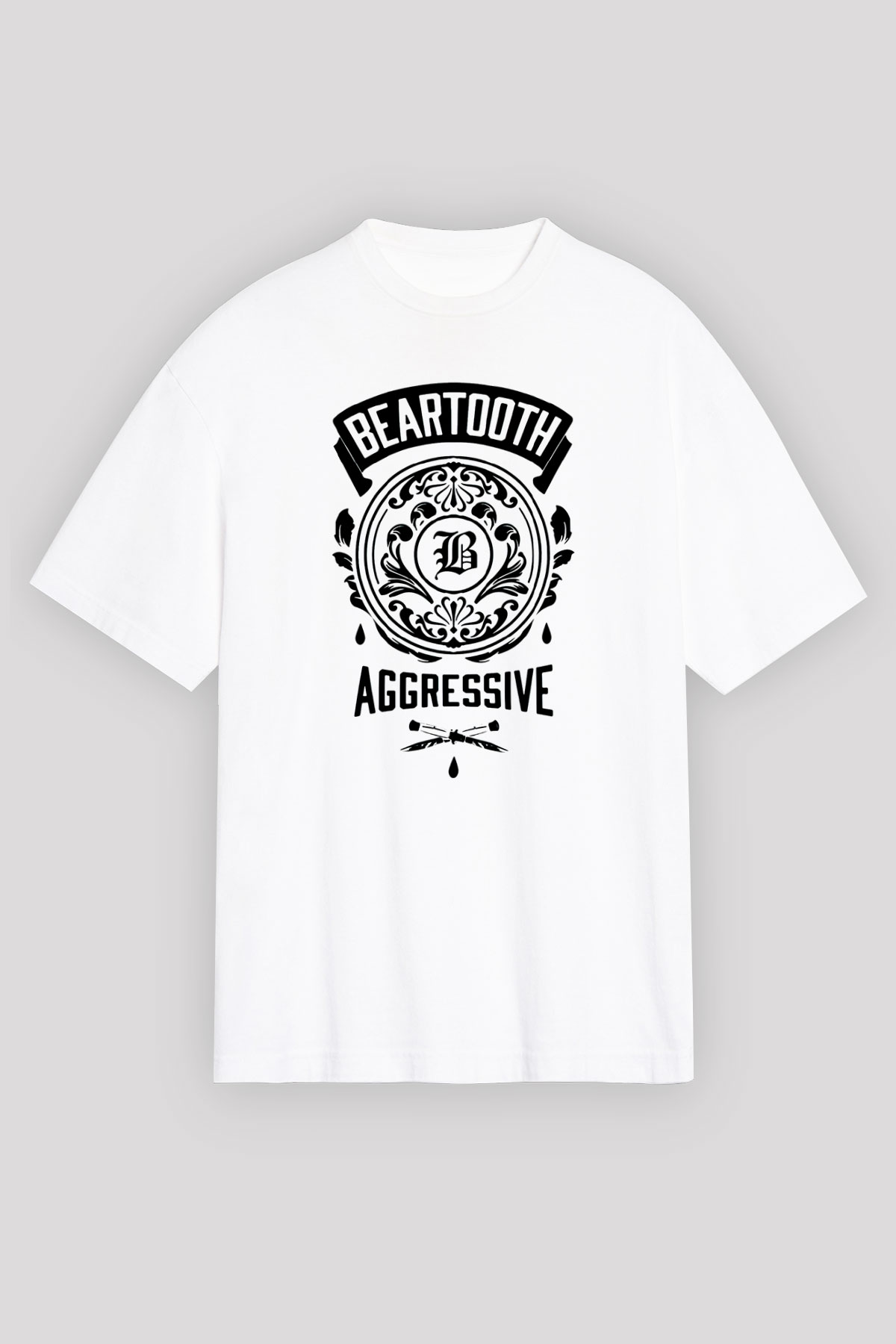 Beartooth Beyaz Unisex Oversize Tişört T-Shirt