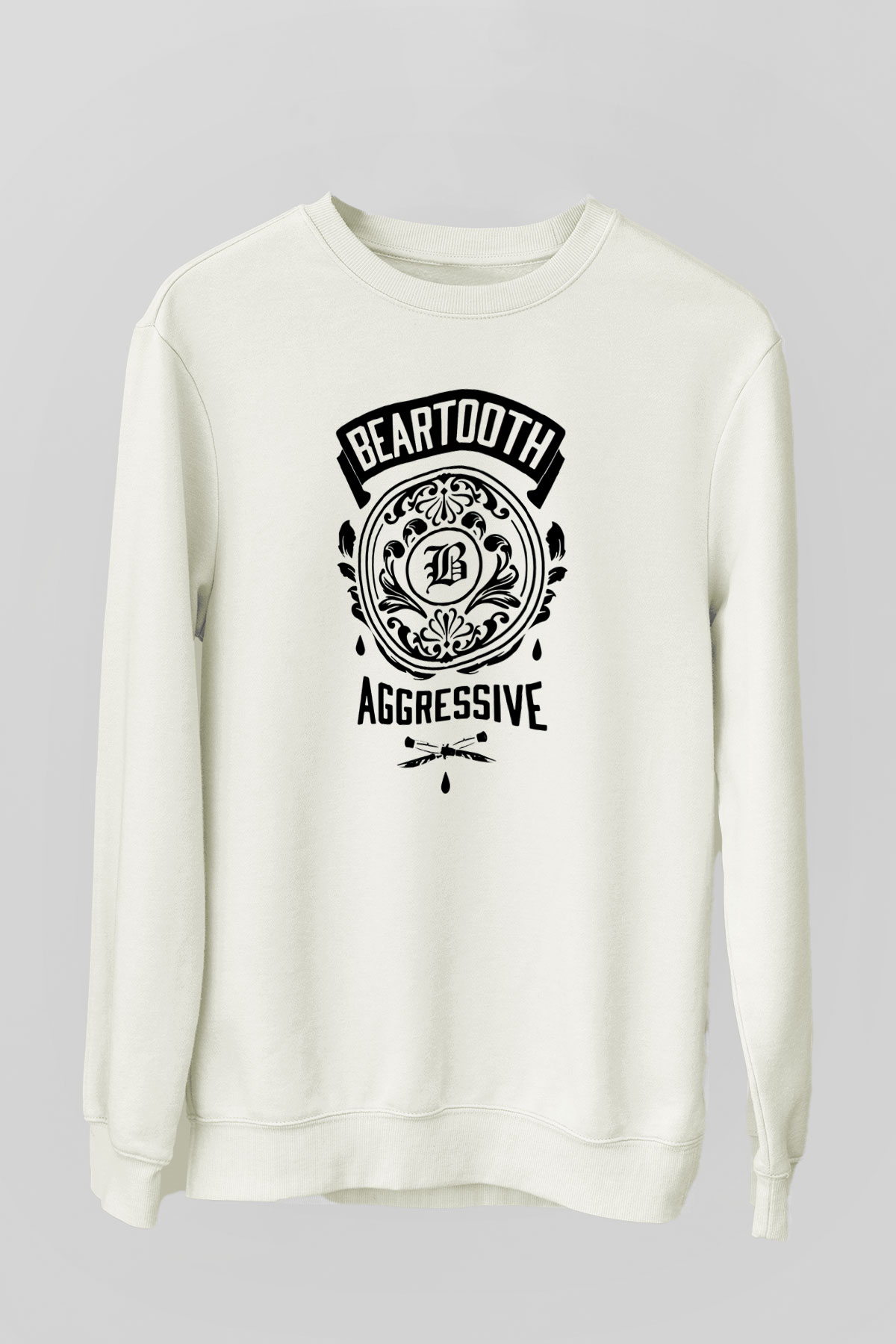 Beartooth Beyaz Unisex Sweatshirt