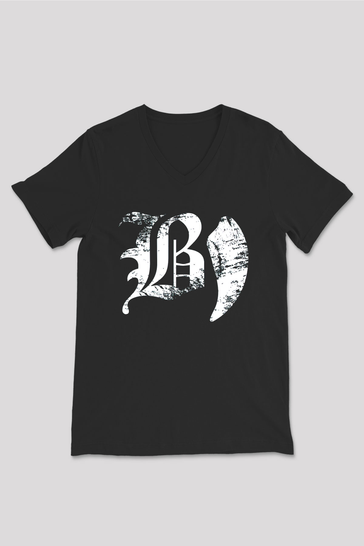 Beartooth Siyah Unisex V Yaka Tişört