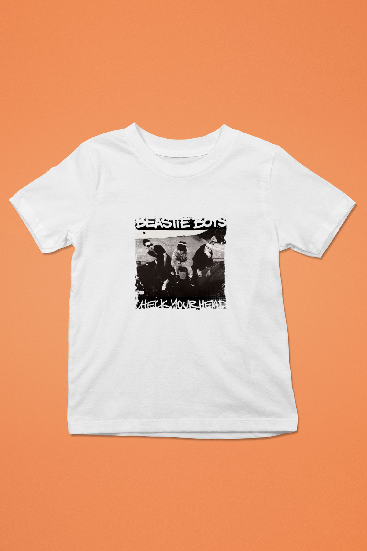 Beastie Boys Baskılı Unisex Beyaz Çocuk Tişört