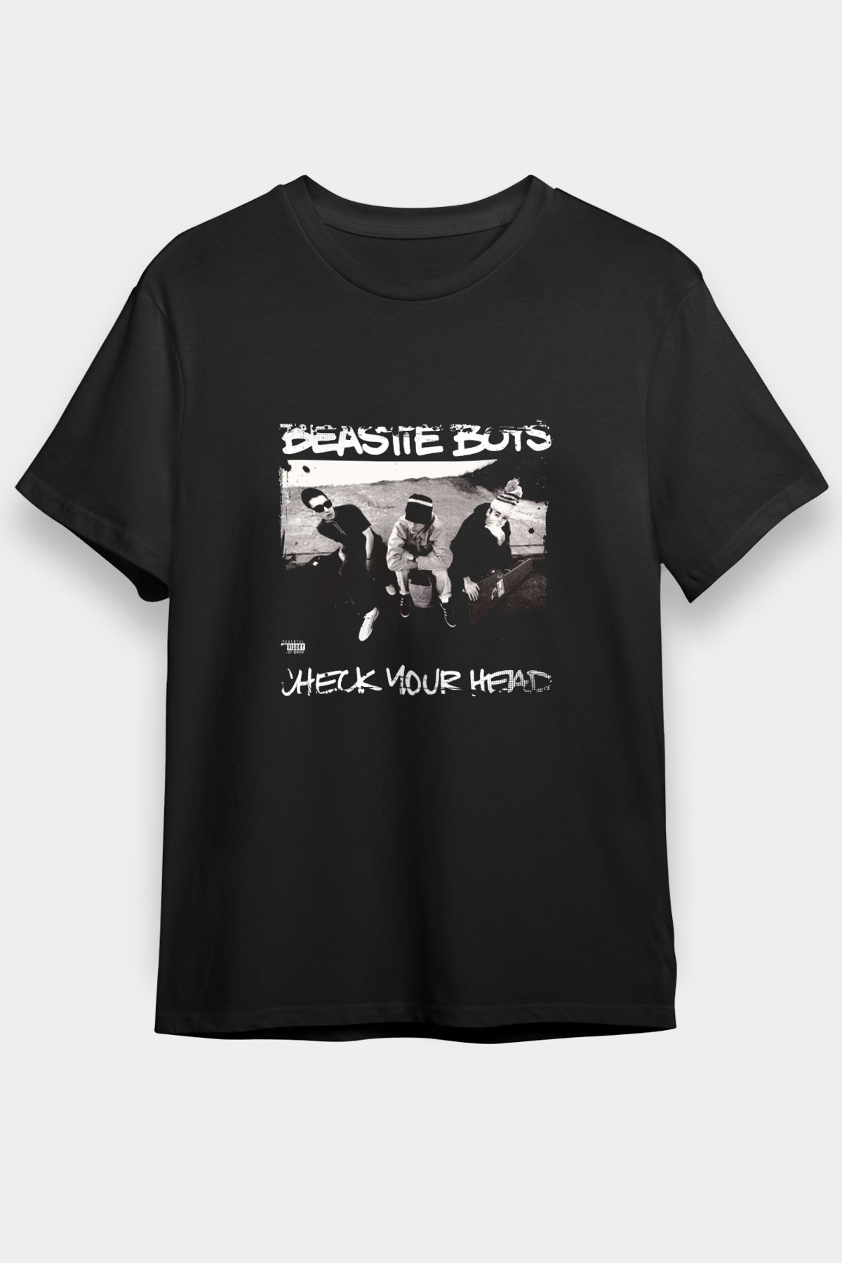 Beastie Boys Baskılı Unisex Siyah Tişört