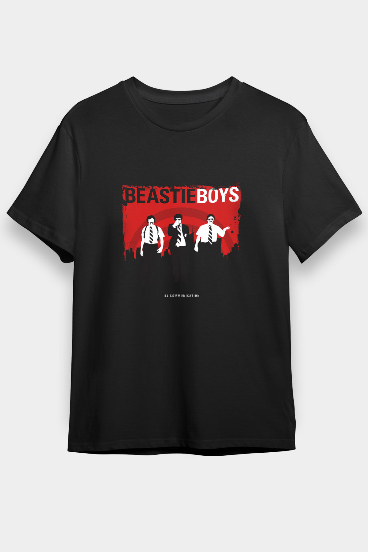 Beastie Boys Baskılı Unisex Siyah Tişört