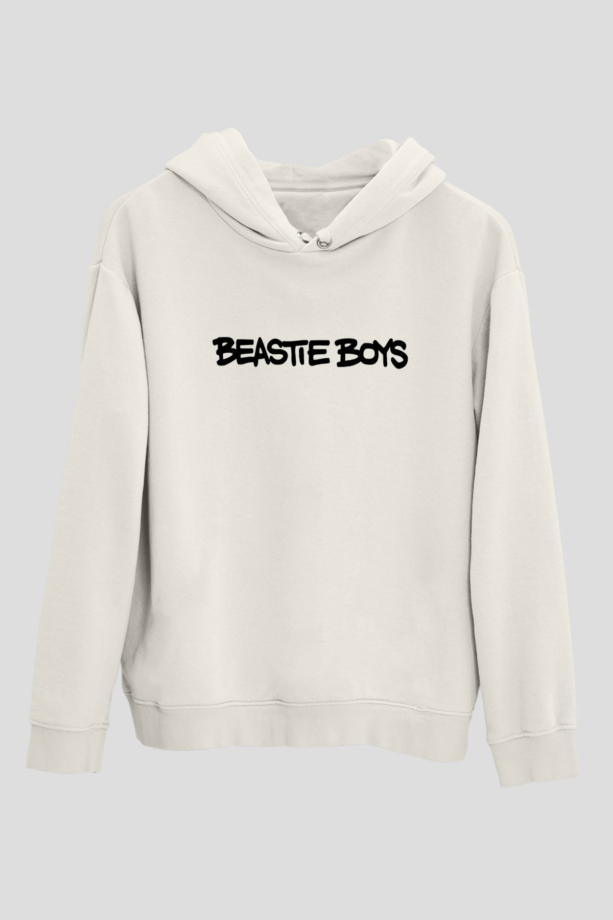 Beastie Boys Beyaz Unisex Kapşonlu Sweatshirt