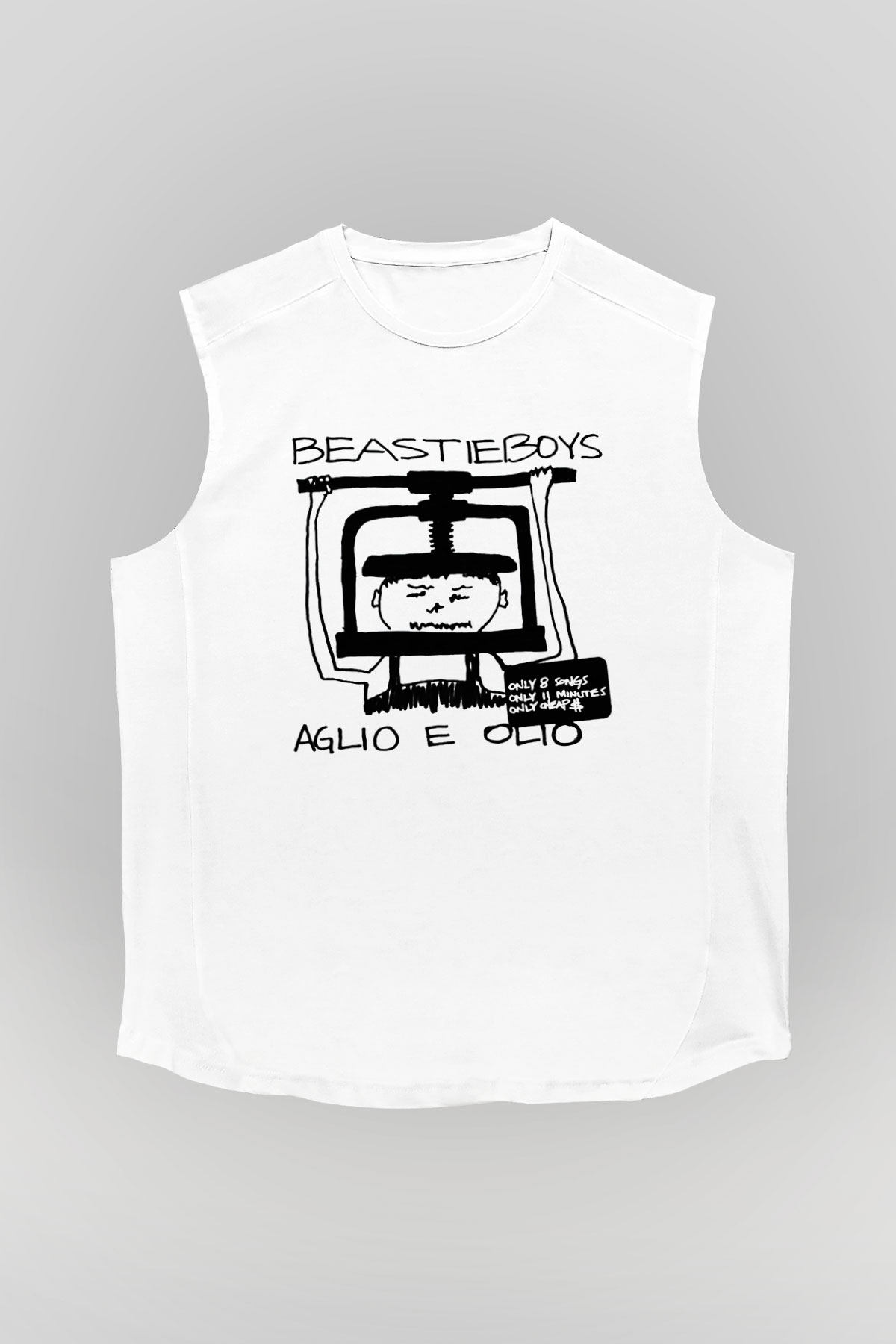 Beastie Boys Beyaz Unisex Kolsuz Tişört