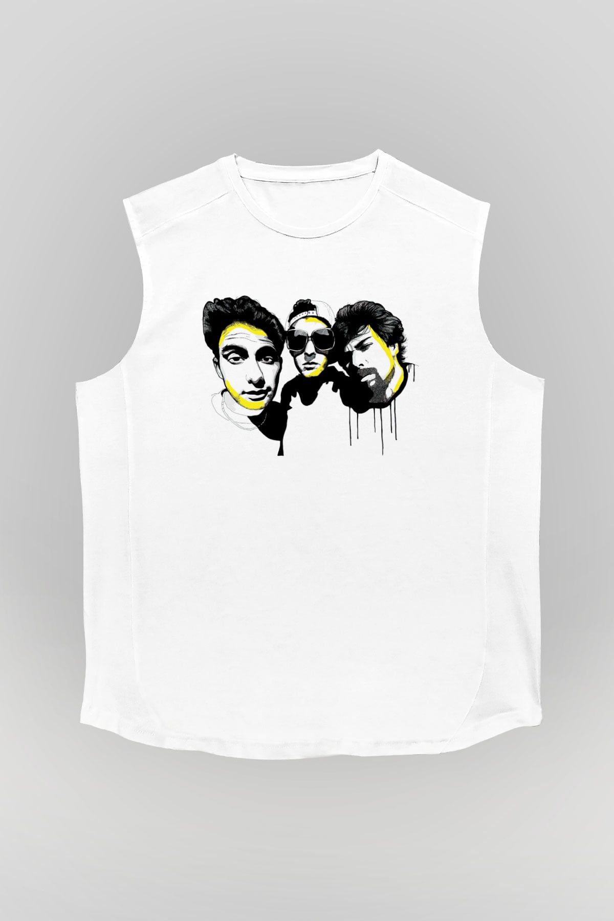 Beastie Boys Beyaz Unisex Kolsuz Tişört