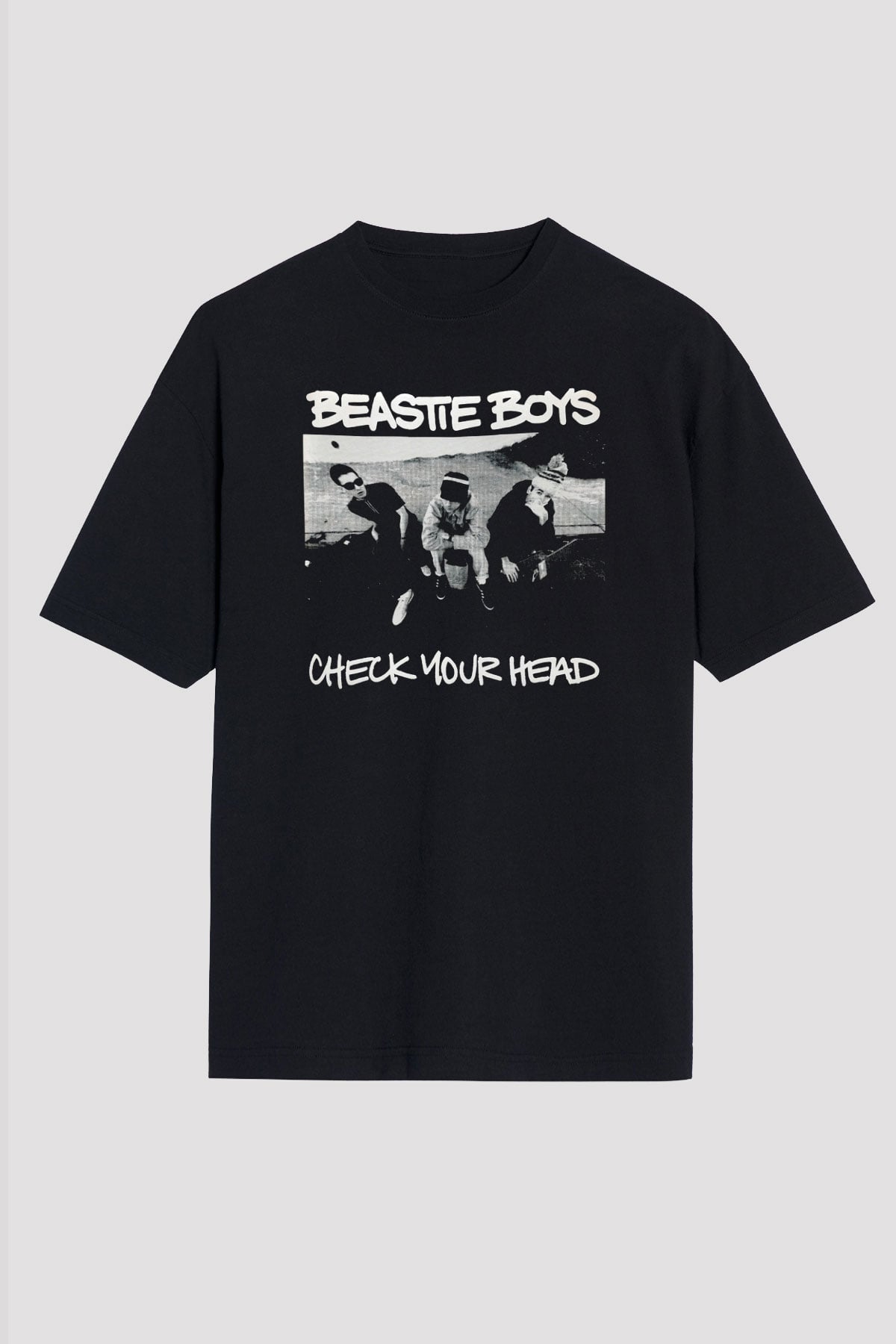 Beastie Boys Siyah Unisex Oversize Tişört T-Shirt