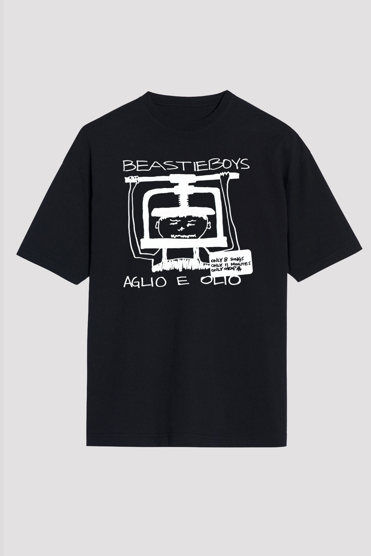 Beastie Boys Siyah Unisex Oversize Tişört T-Shirt