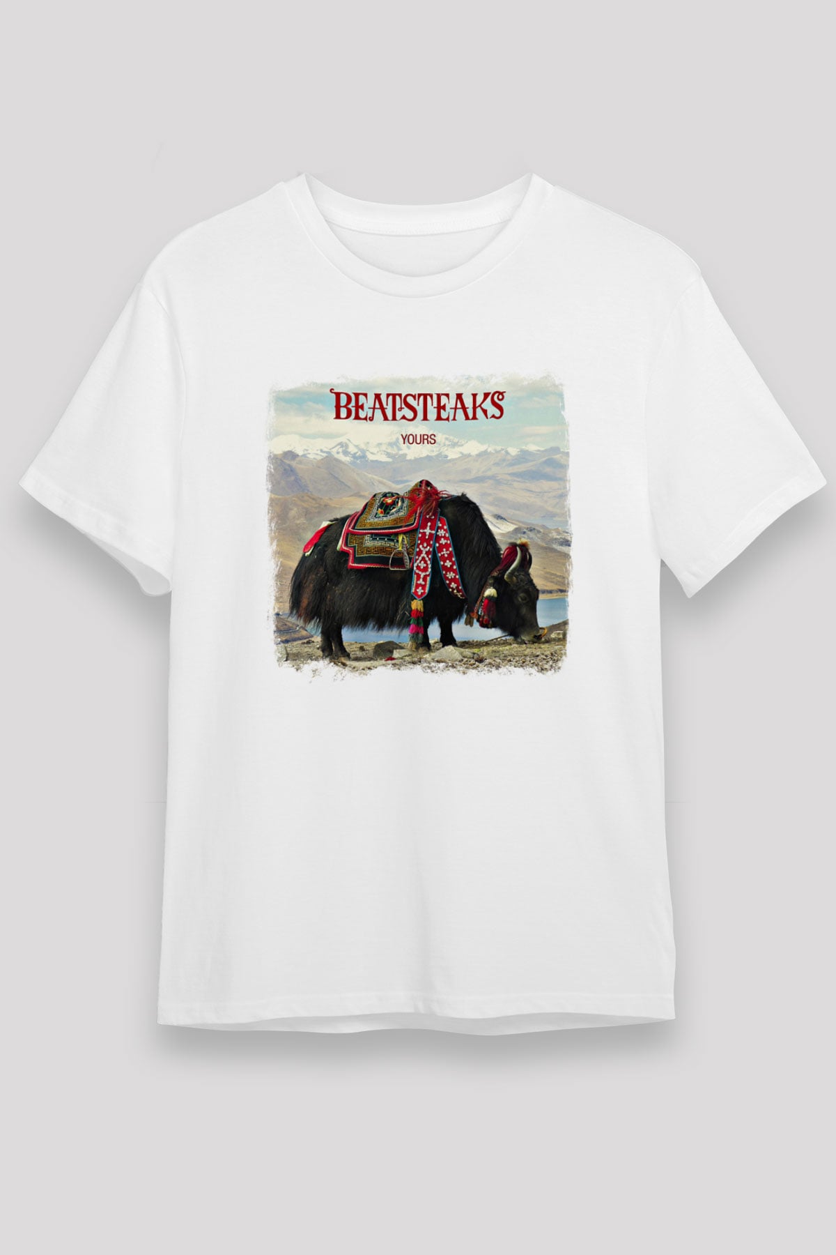 Beatsteaks Baskılı Unisex Beyaz Tişört
