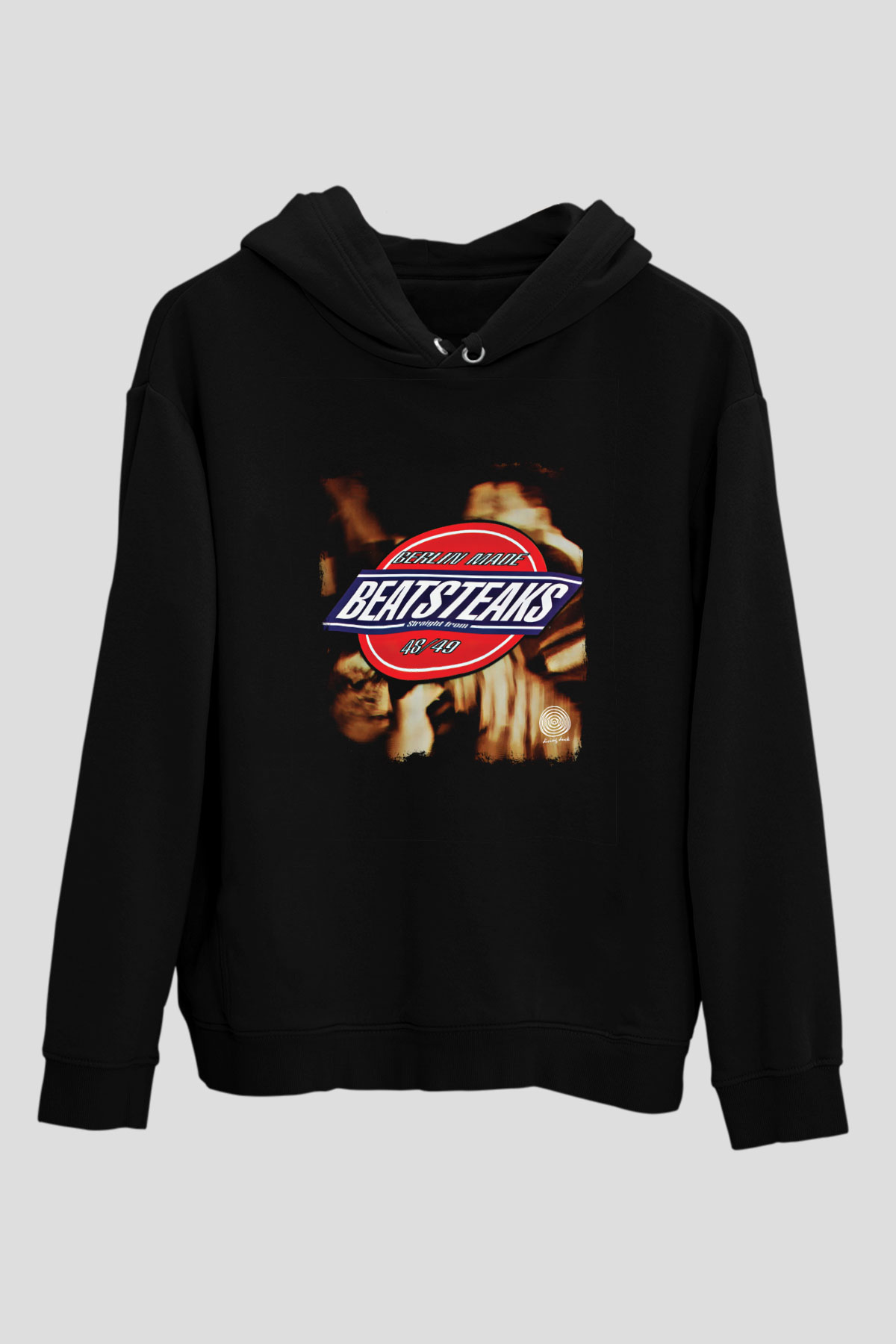 Beatsteaks Baskılı Unisex Siyah Hoodie