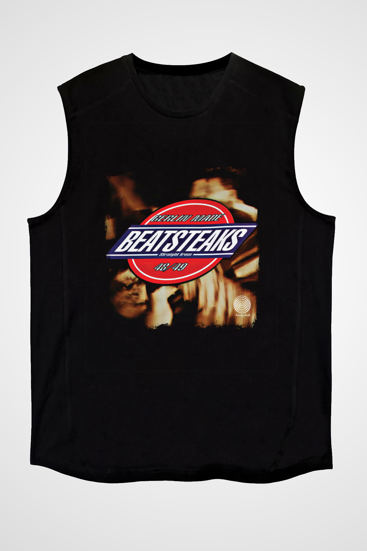 Beatsteaks Baskılı Unisex Siyah Kolsuz Tişört